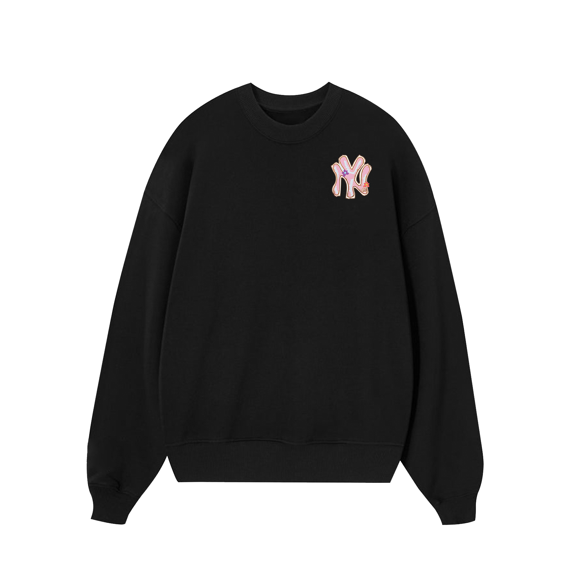 MLB Floral New York Yankees Cute Flower Sweater