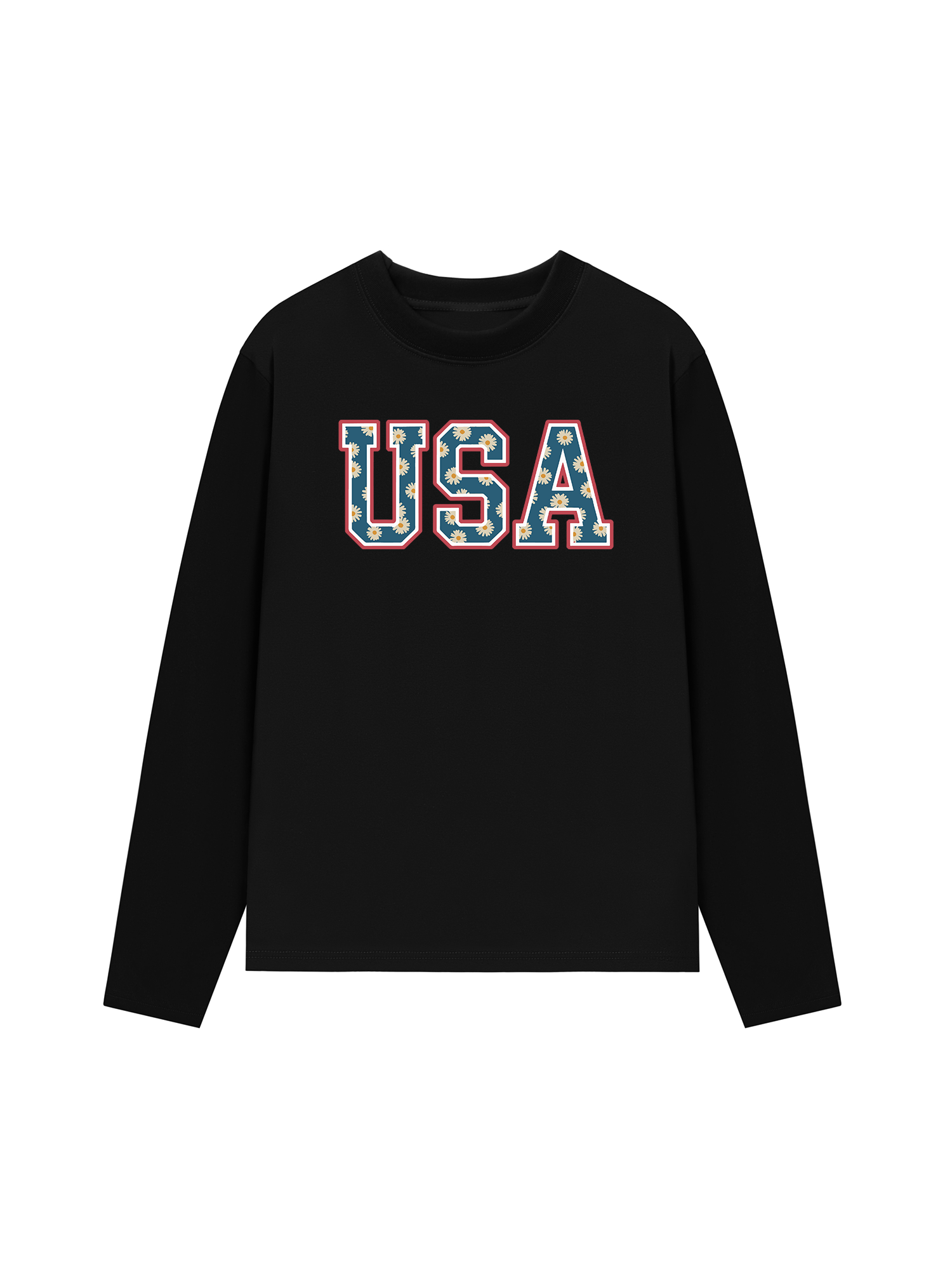 Áo Thun Dài Tay USA Daisy Season