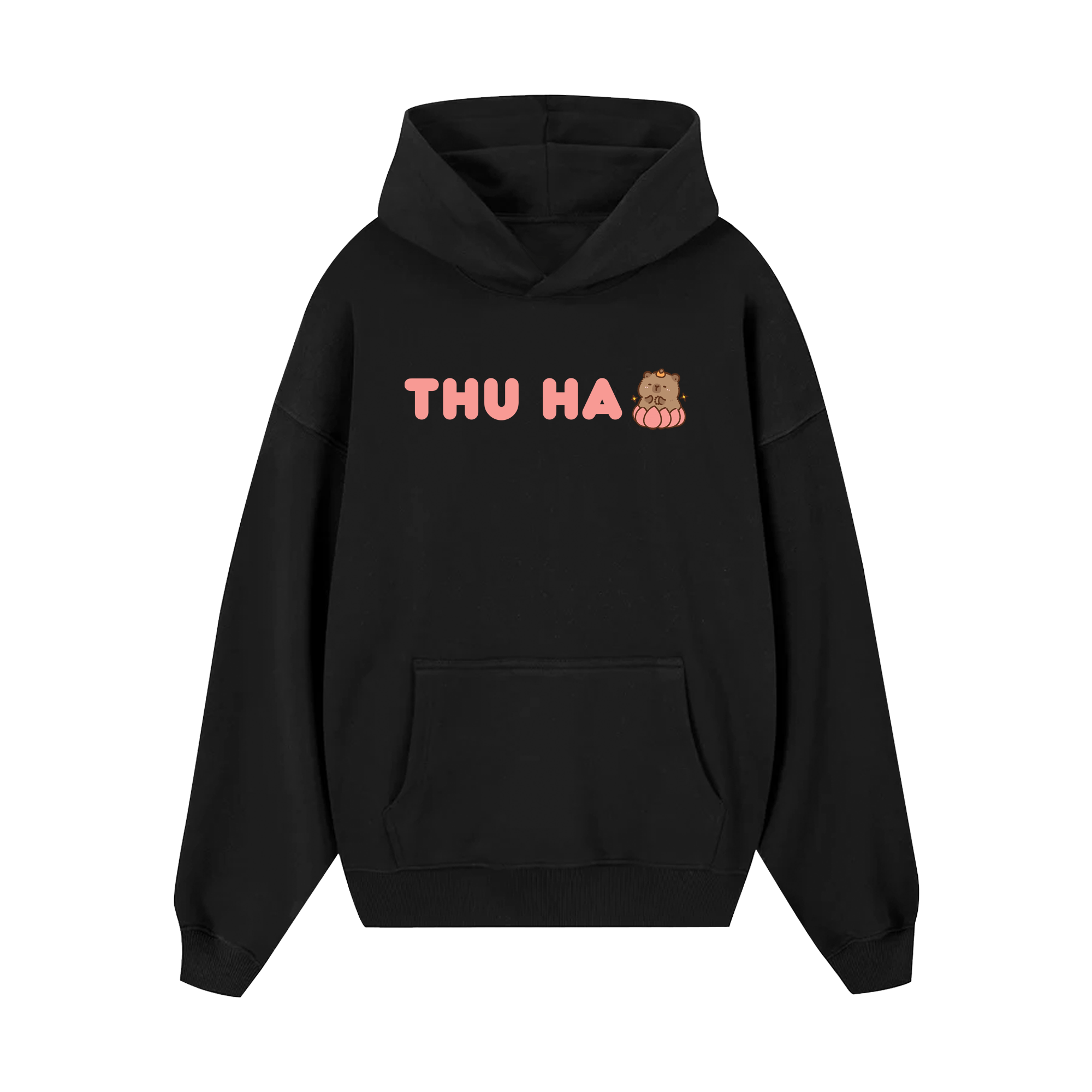 Custom Couple Capybara Mini Hoodie