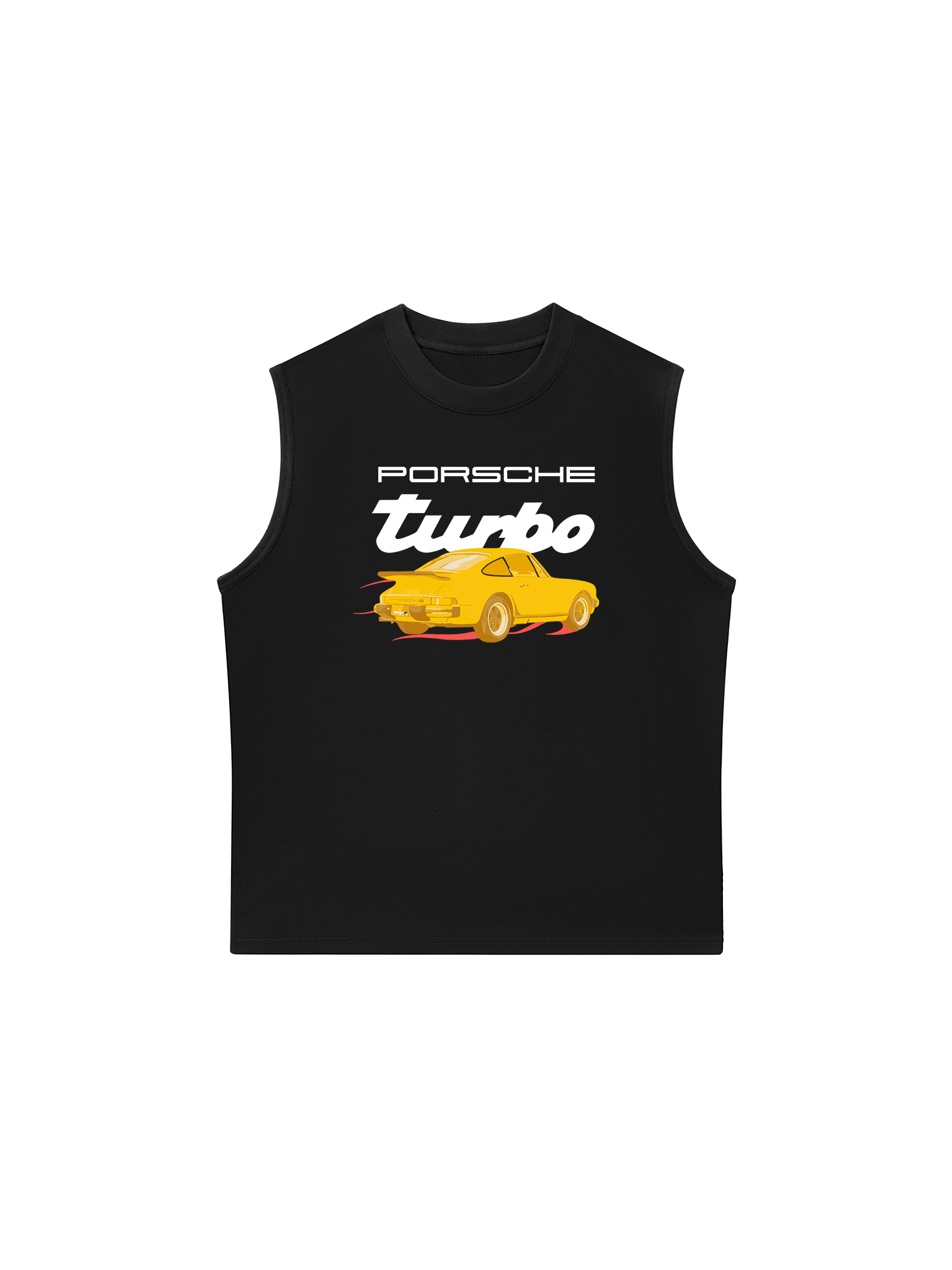 Áo Ba Lỗ Relaxed Fit Porsche Turbo Golden Race