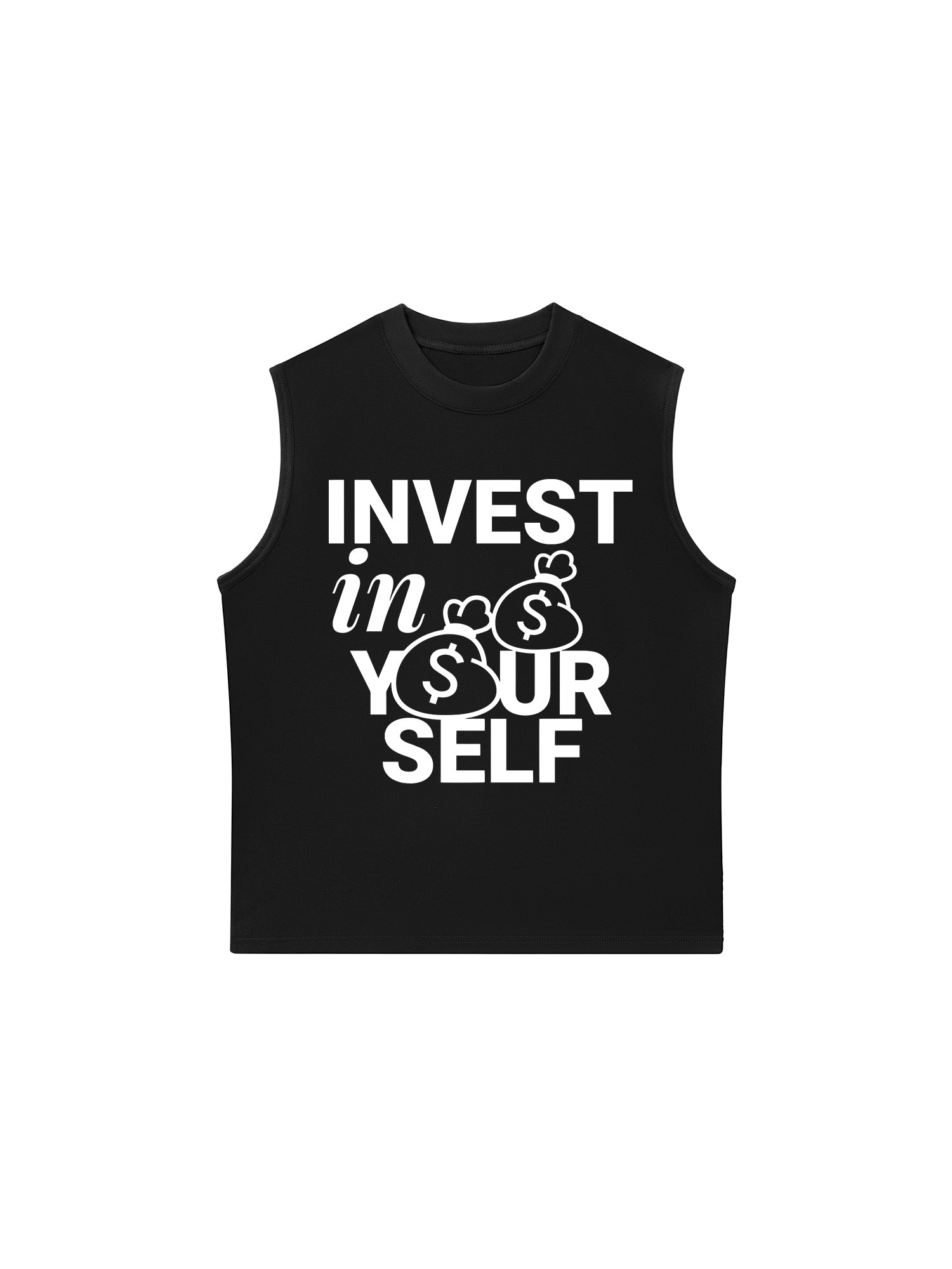Áo Ba Lỗ Relaxed Fit Money Invest In Yourself