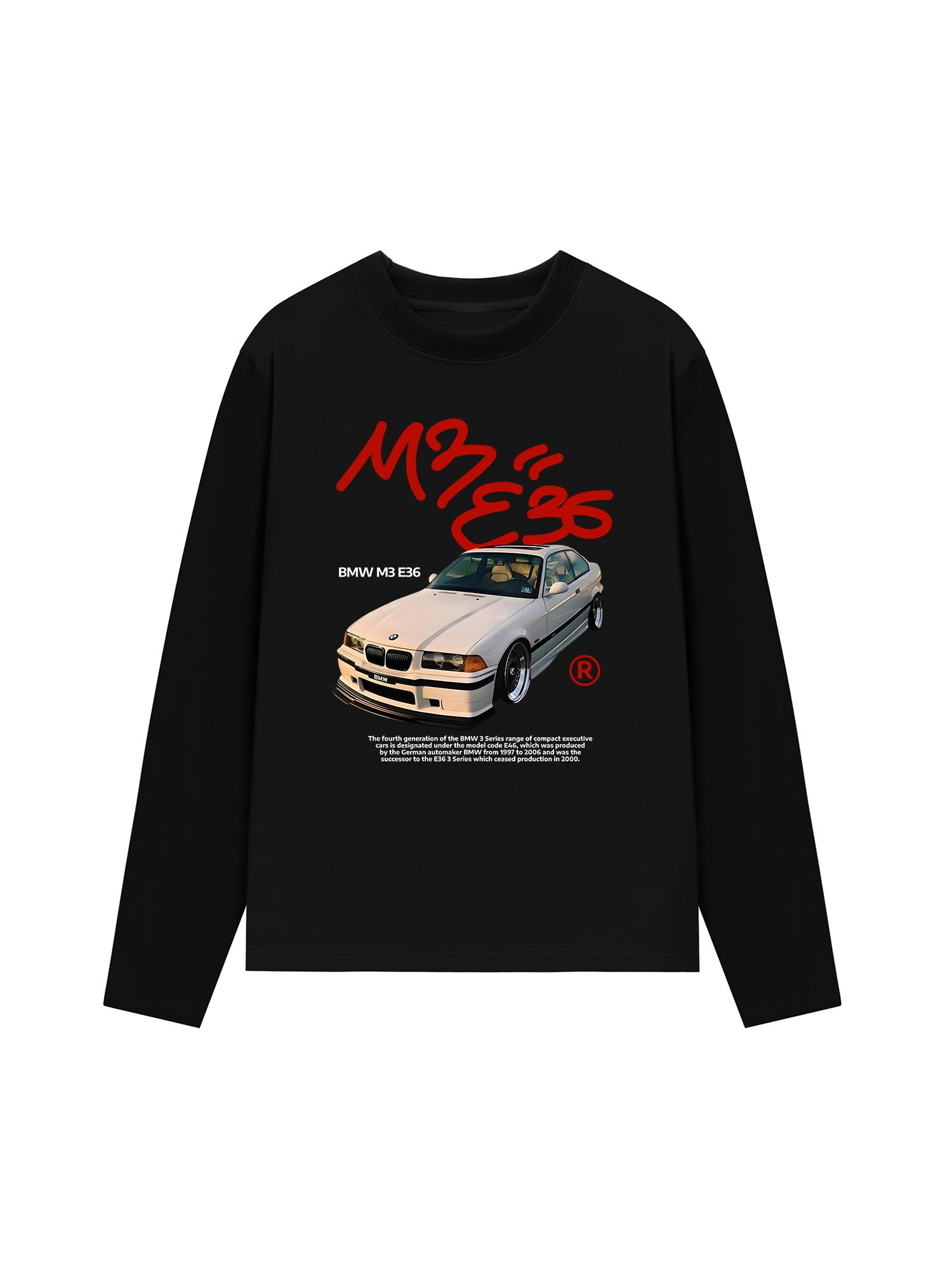 Áo Thun Dài Tay BMW M3E36 Street Style