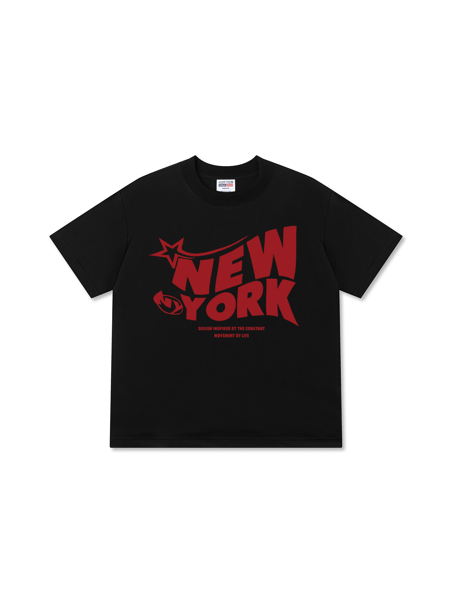 Áo Thun Relaxed Fit City Red Fashion