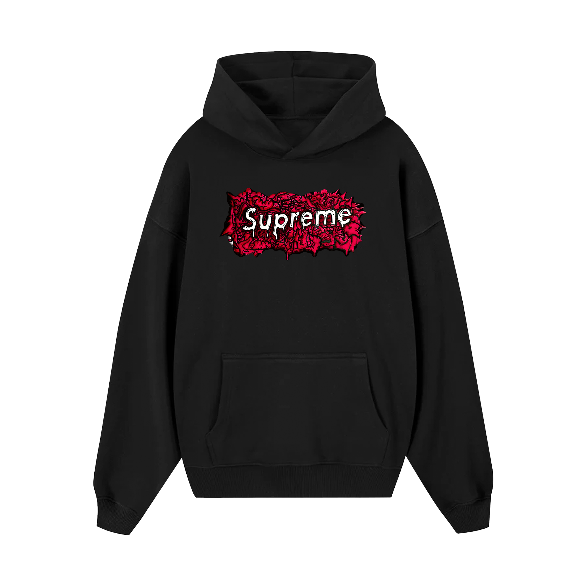 Supreme Red Color Hoodie