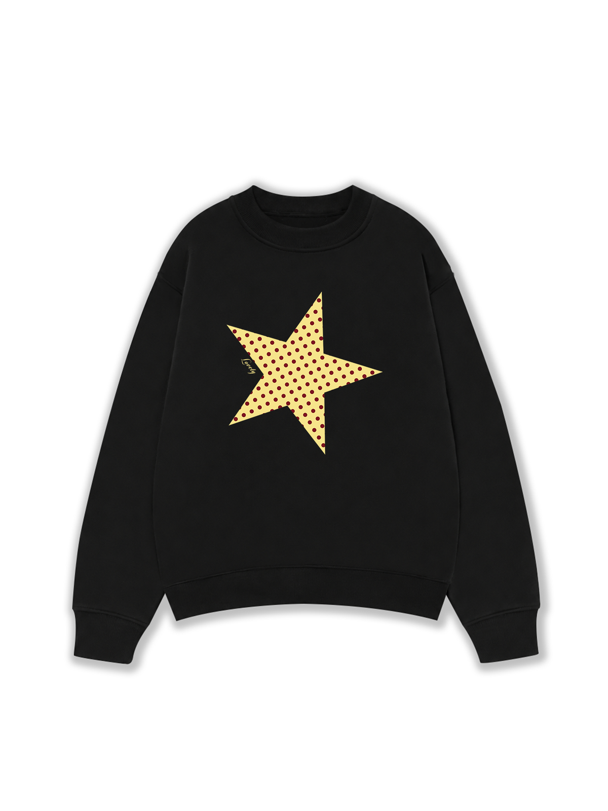 Áo Sweater Nỉ Hai Da Dotty Mood Polka Dot Star