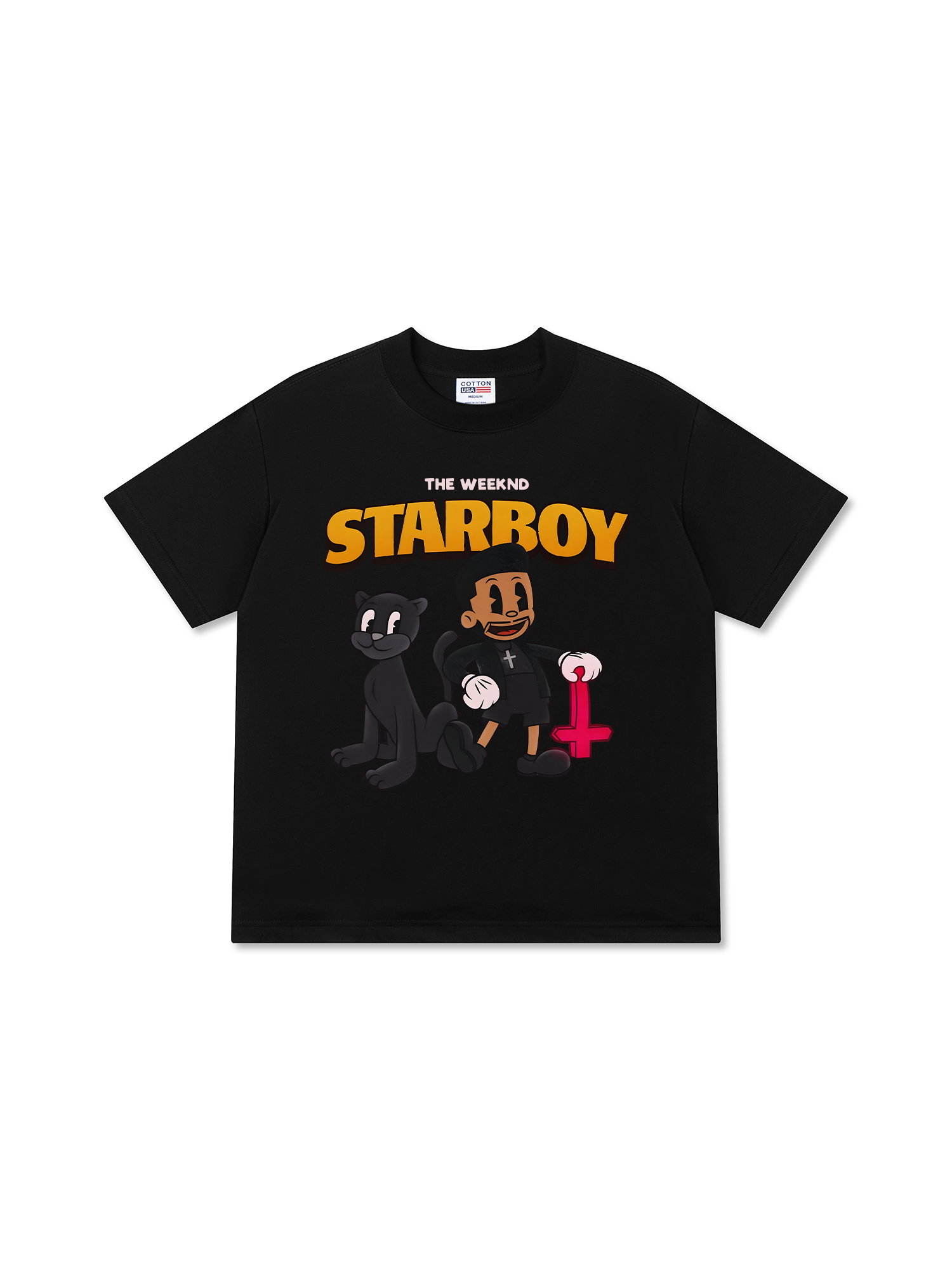 Áo Thun Relaxed Fit Rapper Star Boy