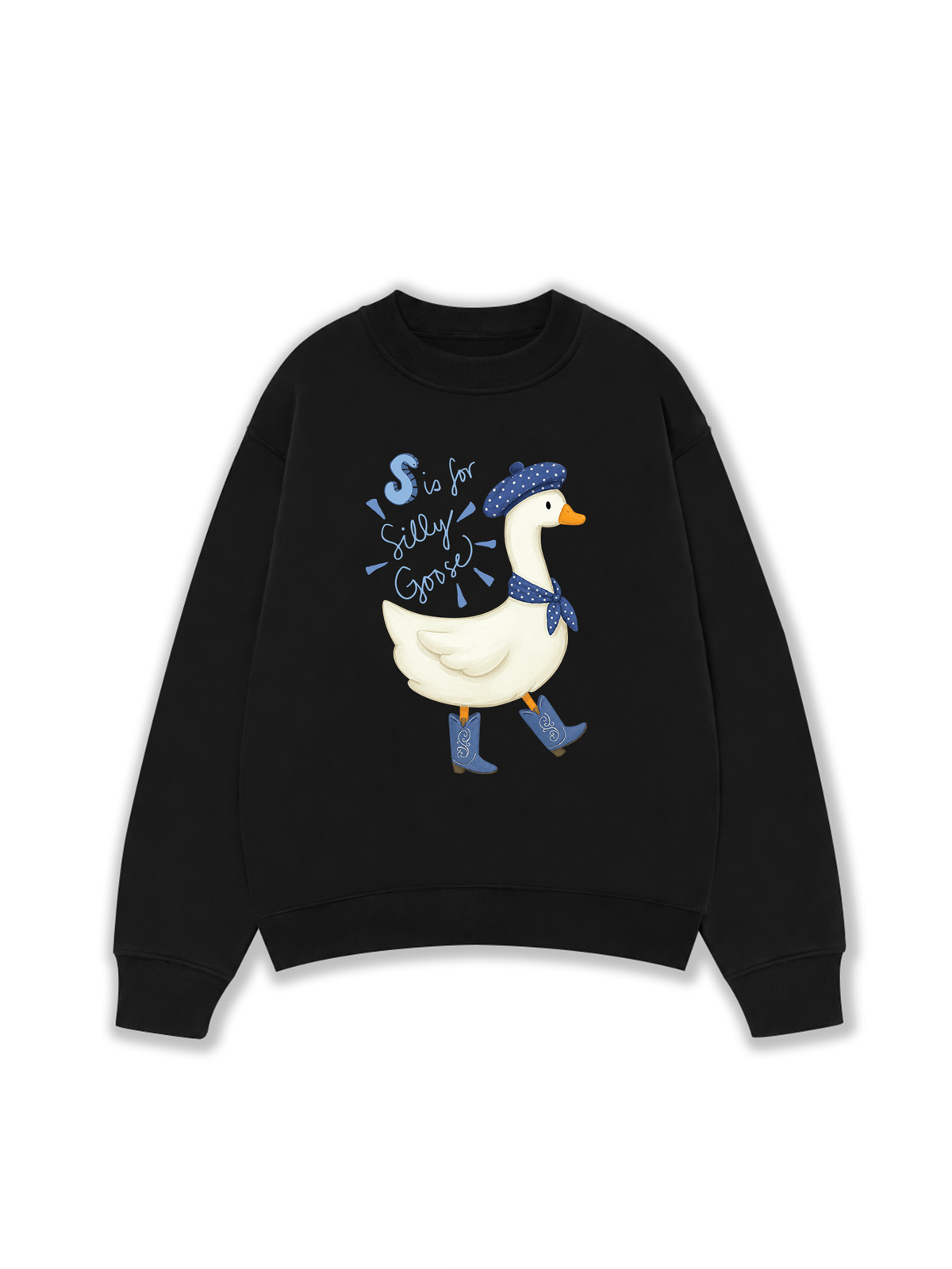 Áo Sweater Nỉ Hai Da Farm Silly Goose