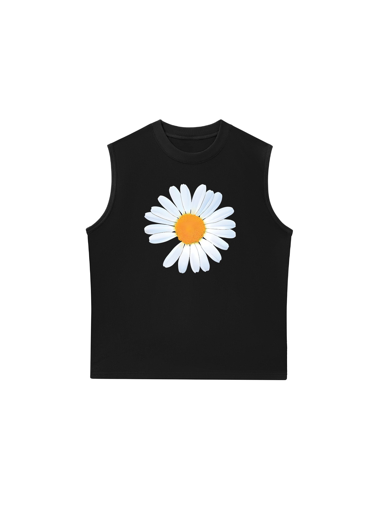 Áo Ba Lỗ Relaxed Fit Floral Design For VIP Daisy Flower