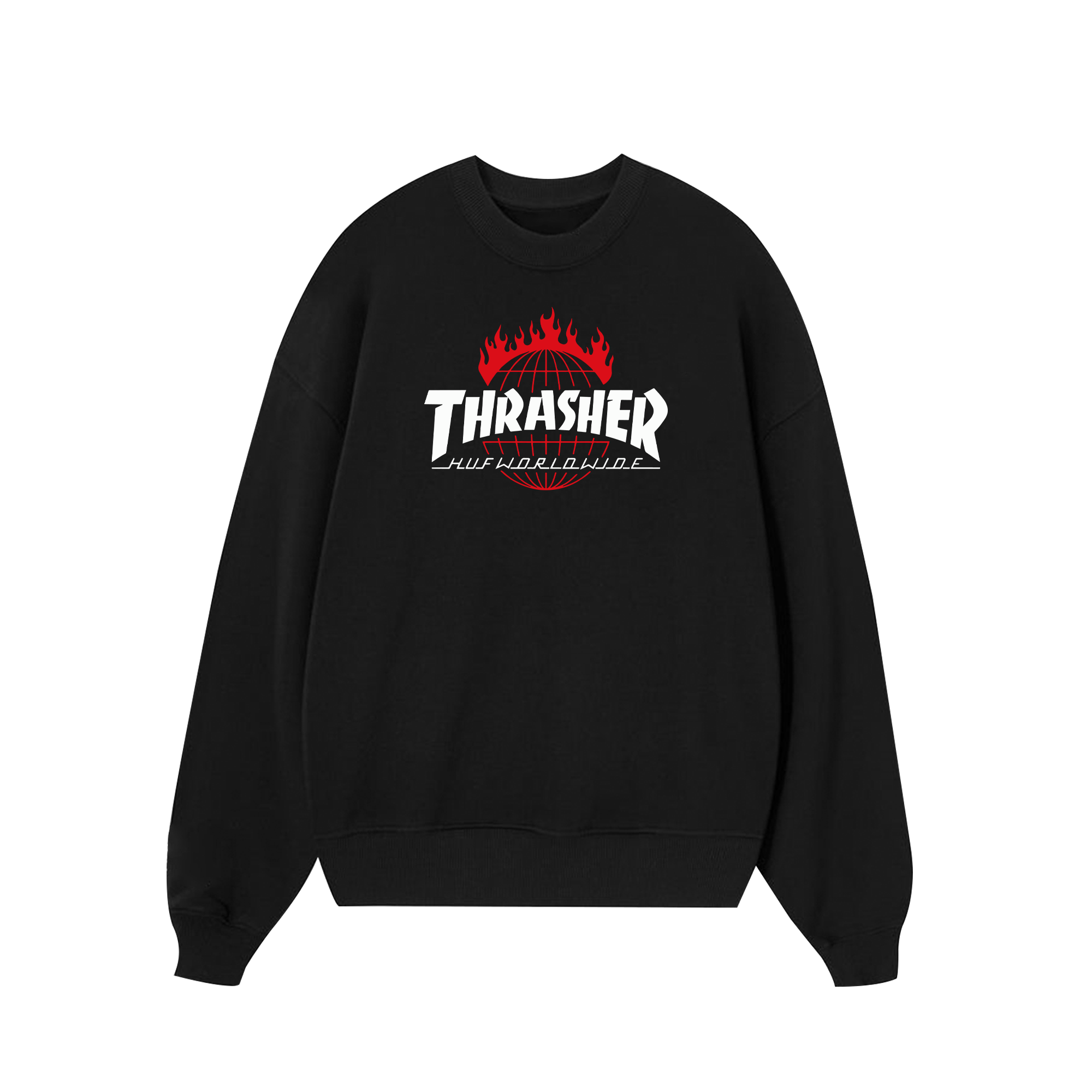 Thrasher HUF World Wide Sweater