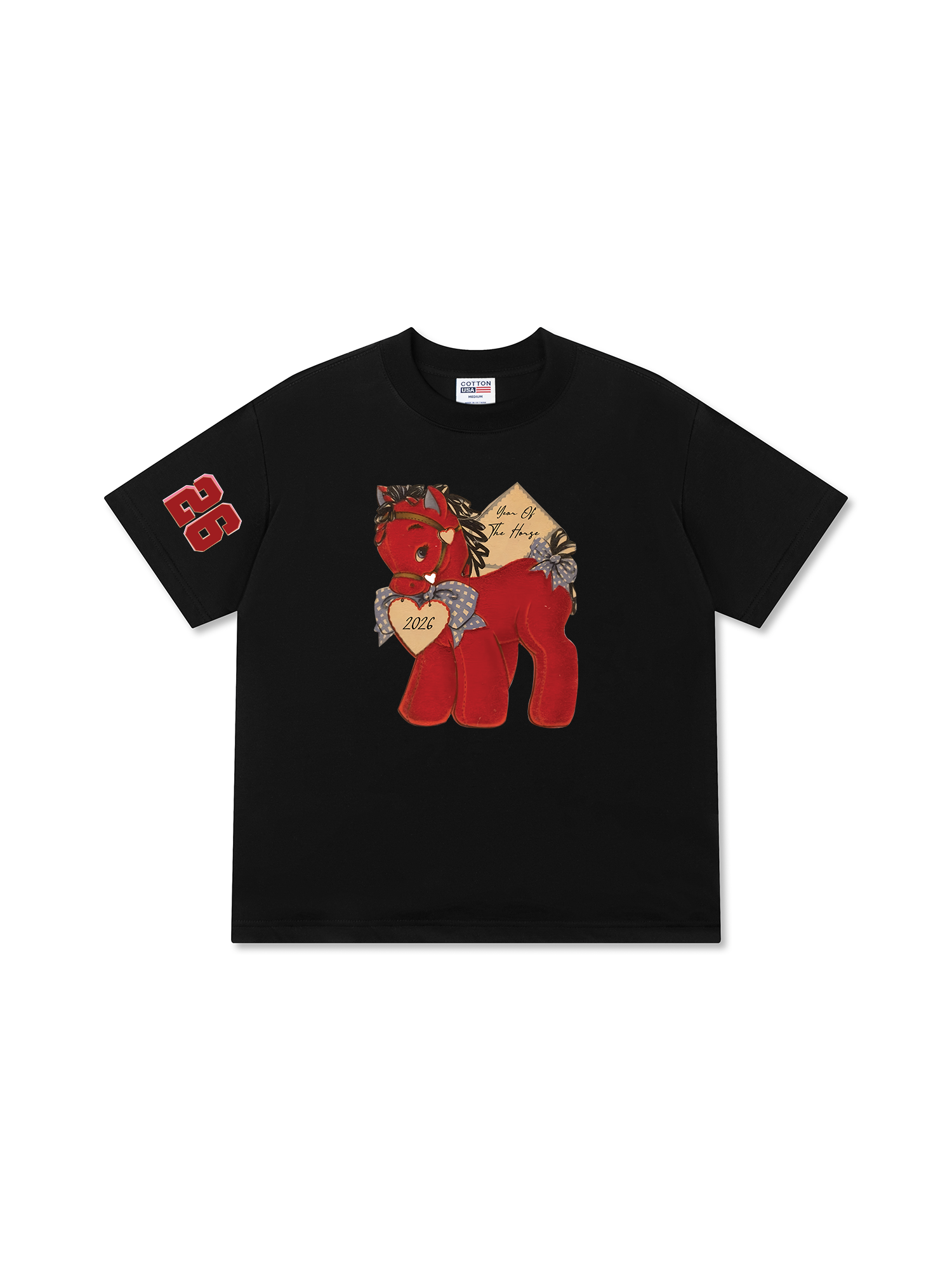 Áo Thun Relaxed Fit Red Horse 2026