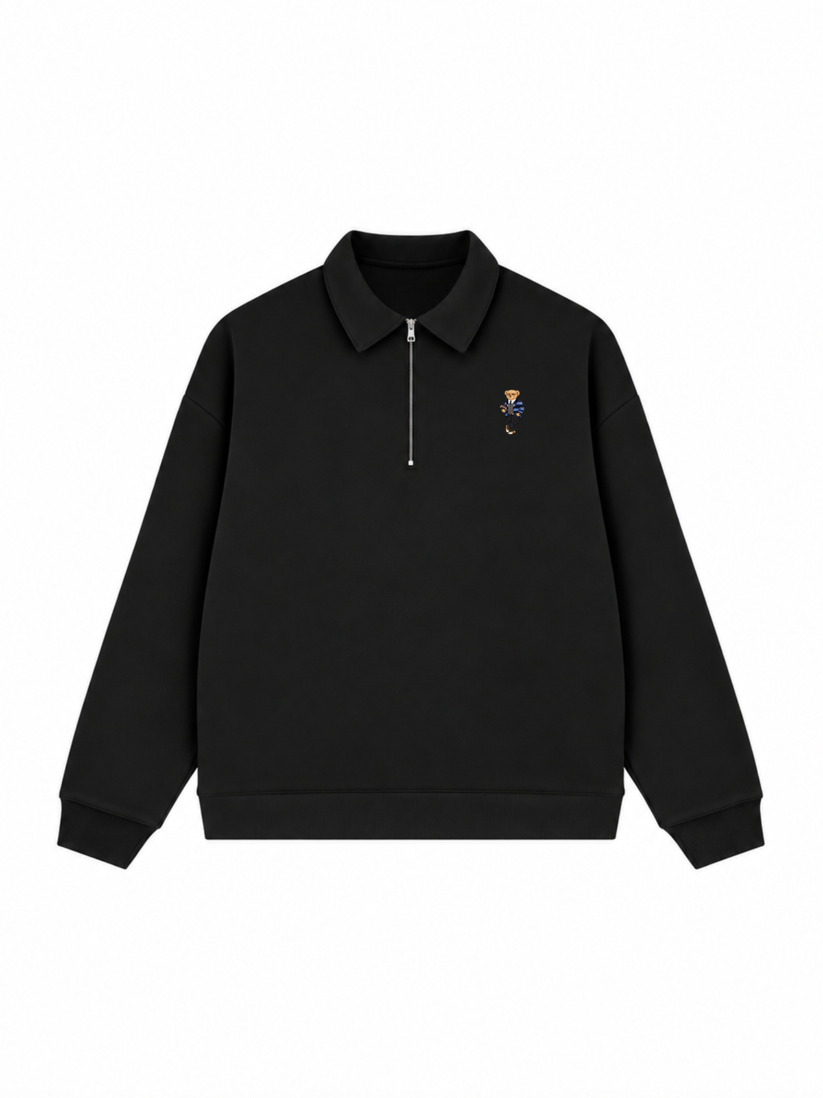 Áo Sweater Polo Nỉ Hai Da Smart Bear