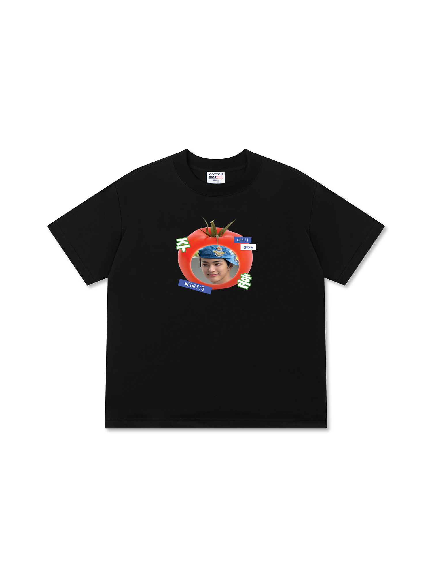 Áo Thun Relaxed Fit Idols Cortis Keonho Tomato