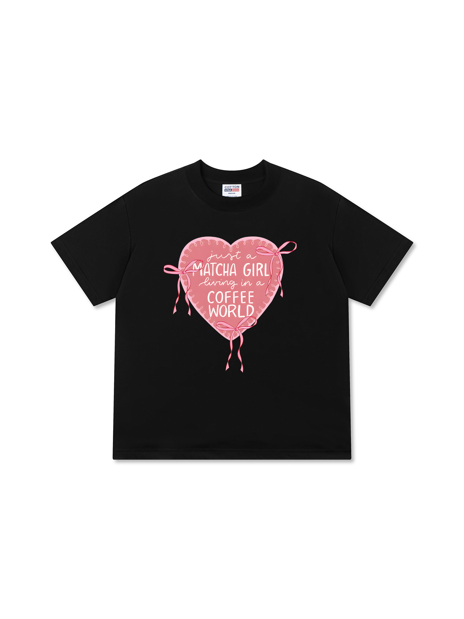 Áo Thun Relaxed Fit Daily Cup Just A Matcha Girl