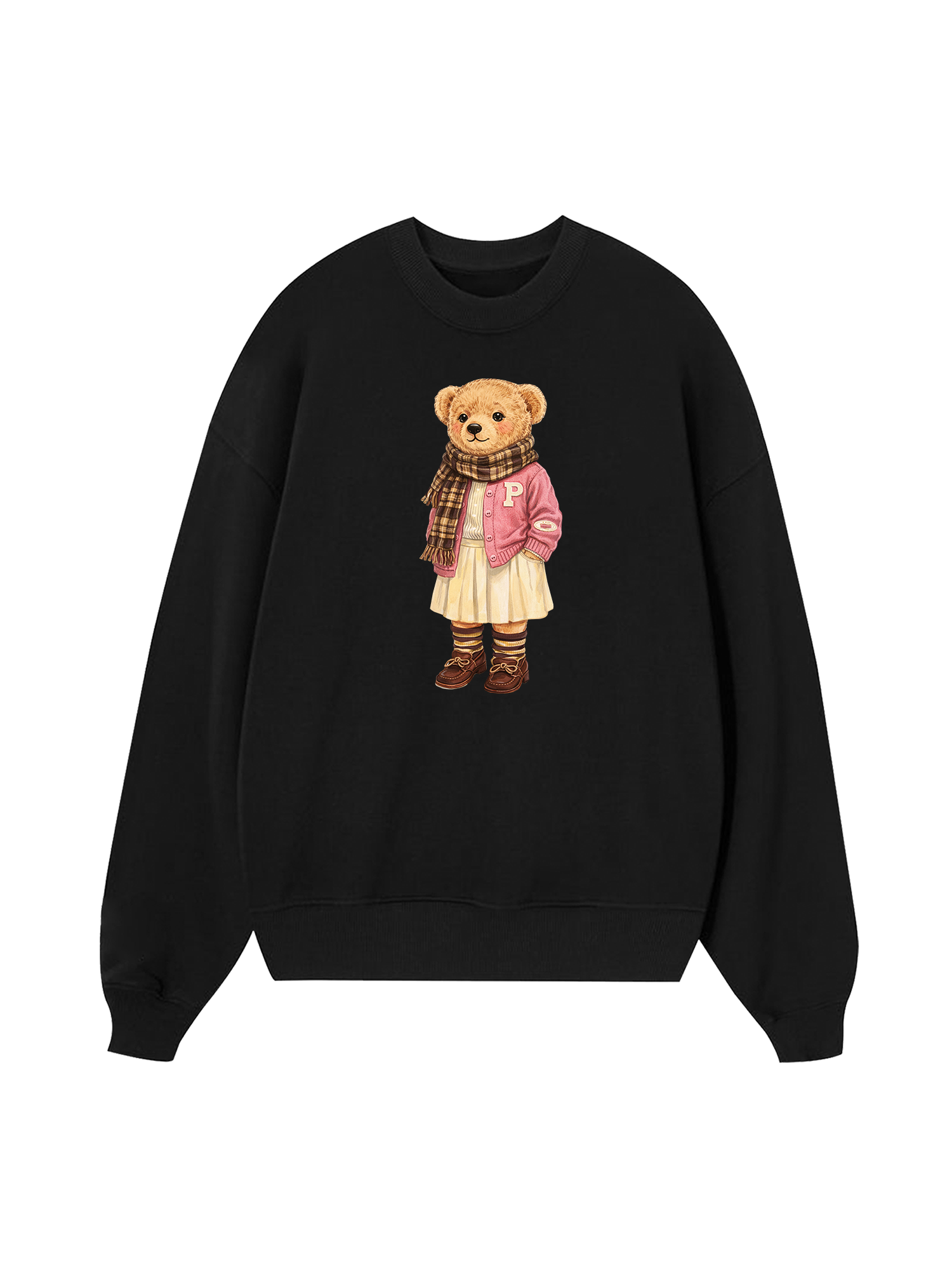 Pink Girl BearSweater