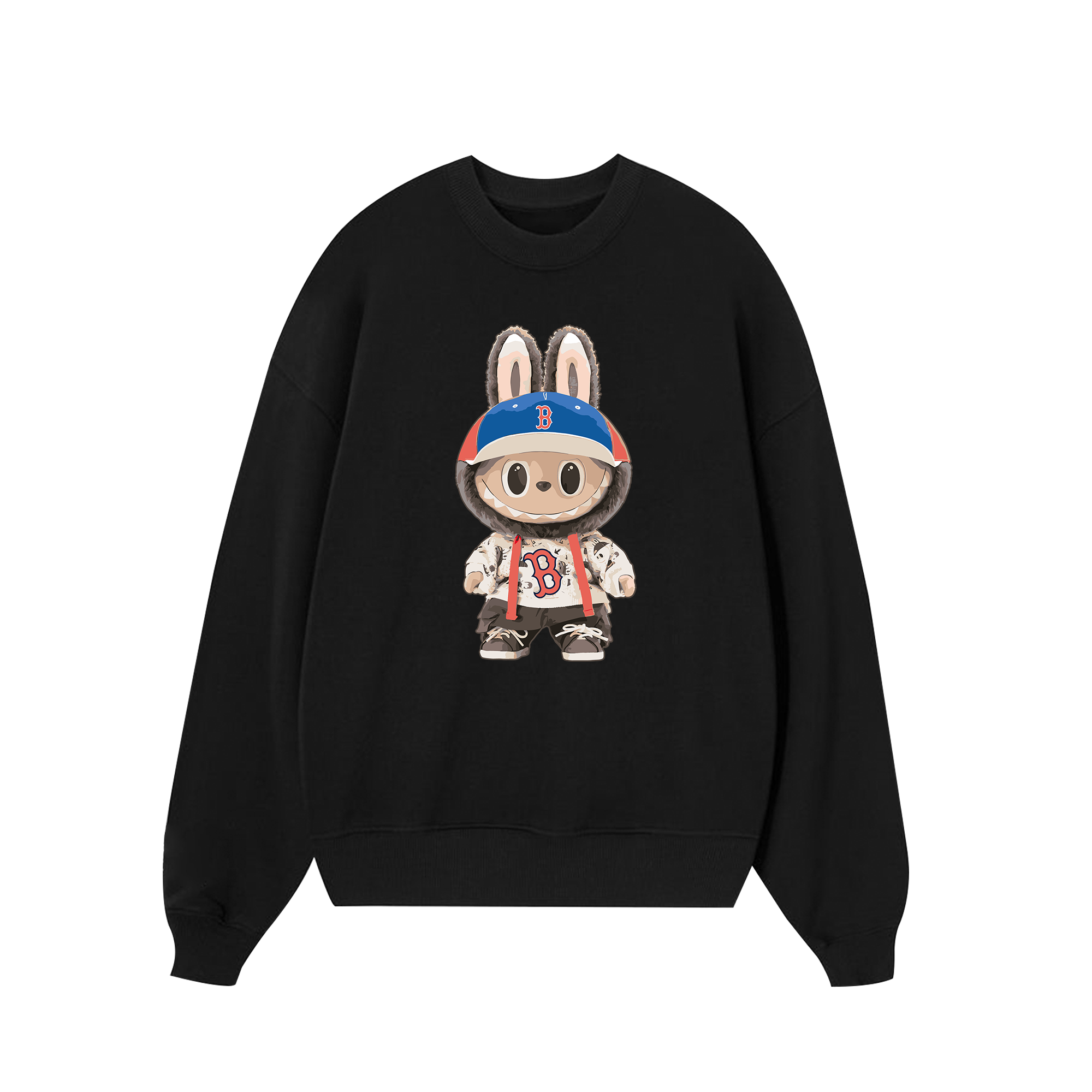 MLB Labubu Hip Hop Boston Sweater