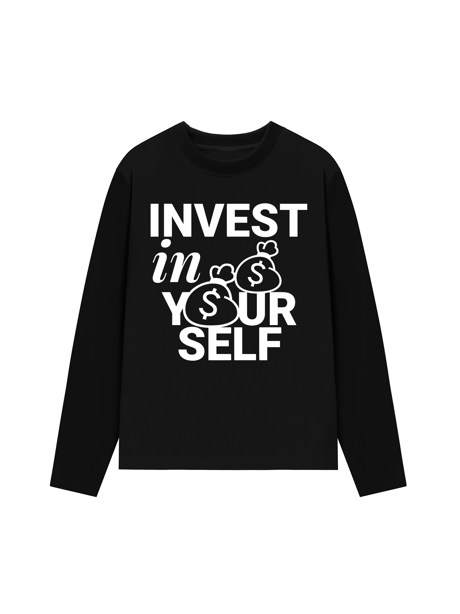 Áo Thun Dài Tay Money Invest In Yourself
