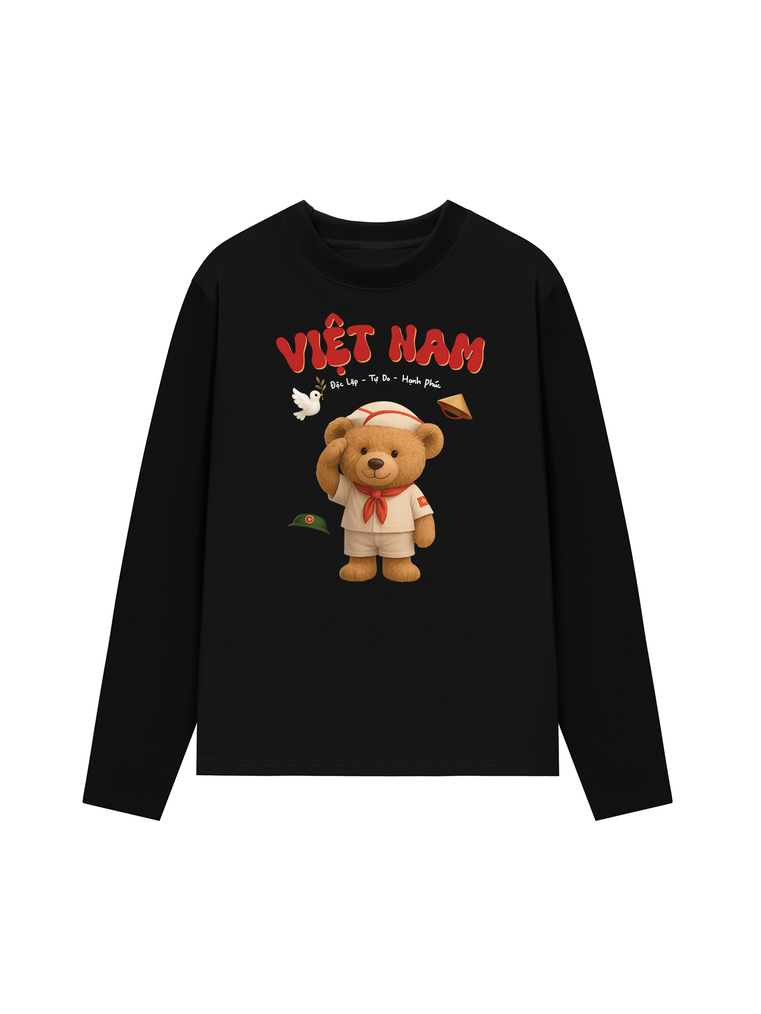 Áo Thun Dài Tay Việt Nam Teddy