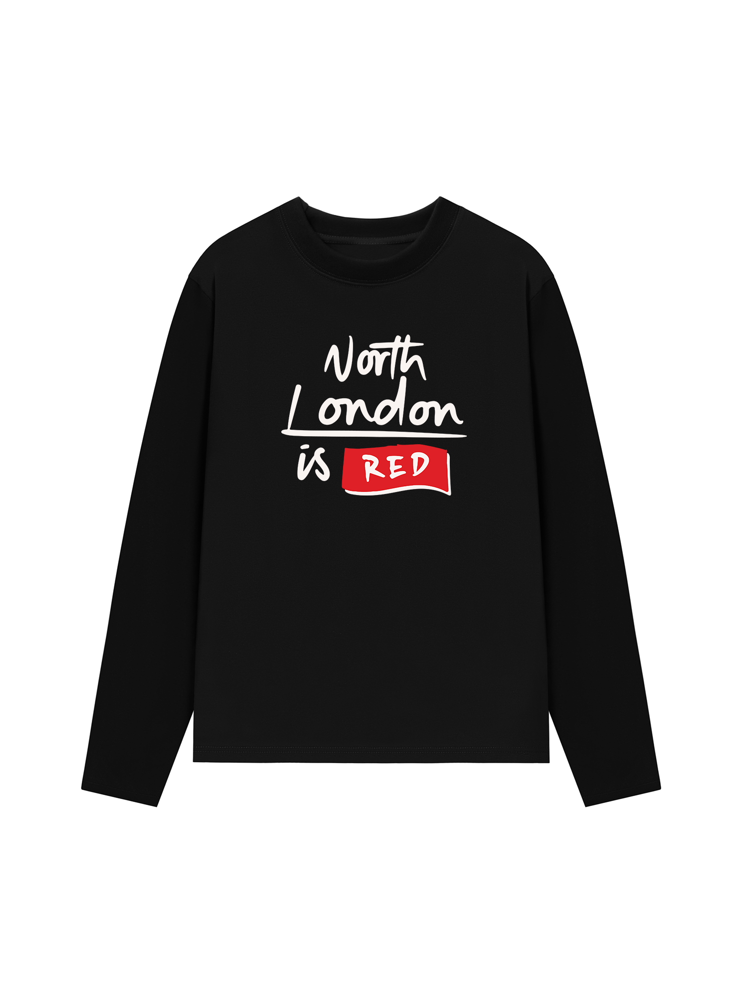 Áo Thun Dài Tay Soccer North London Is Red