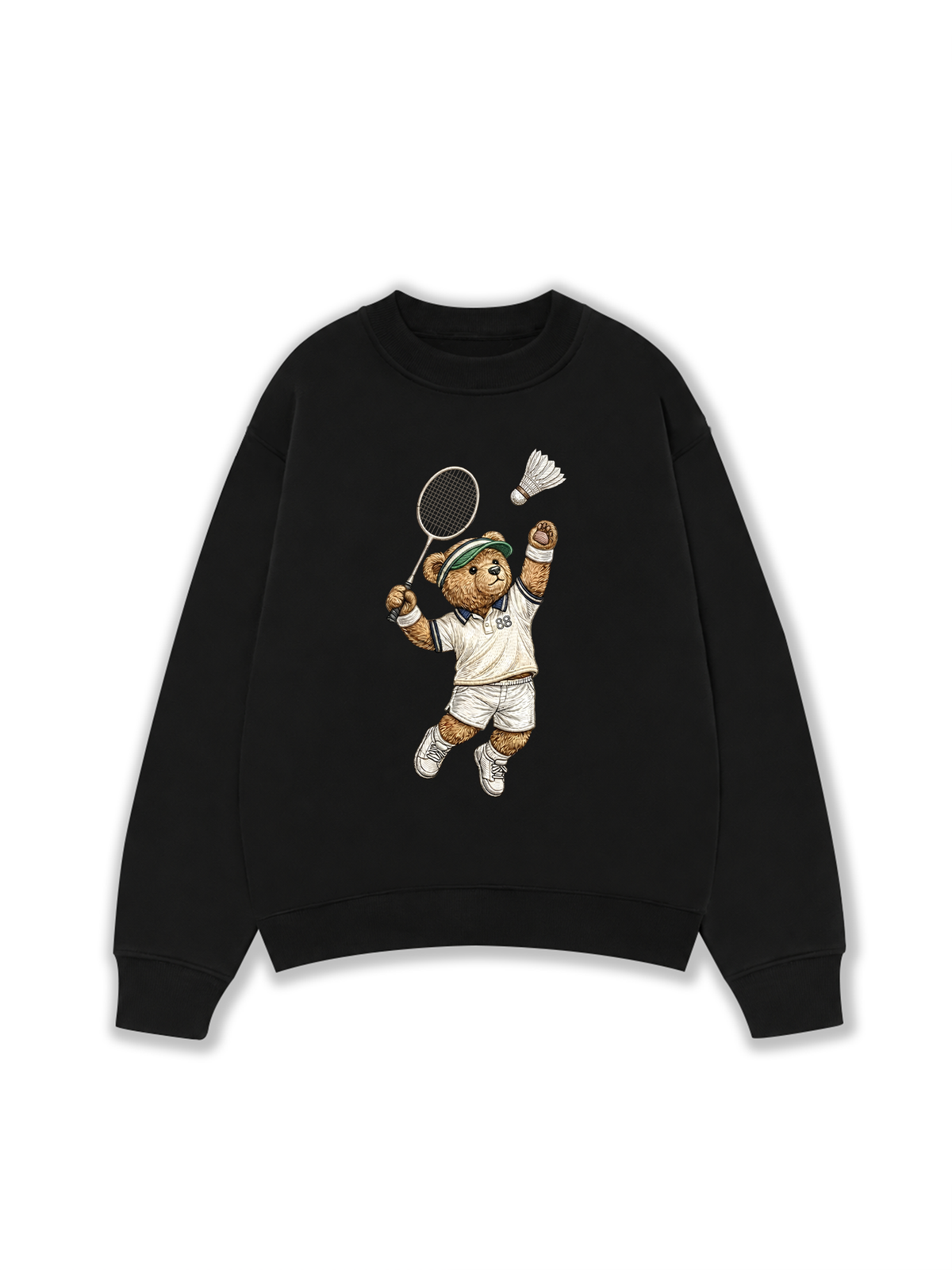 Áo Sweater Nỉ Hai Da Badminton Teddy 88