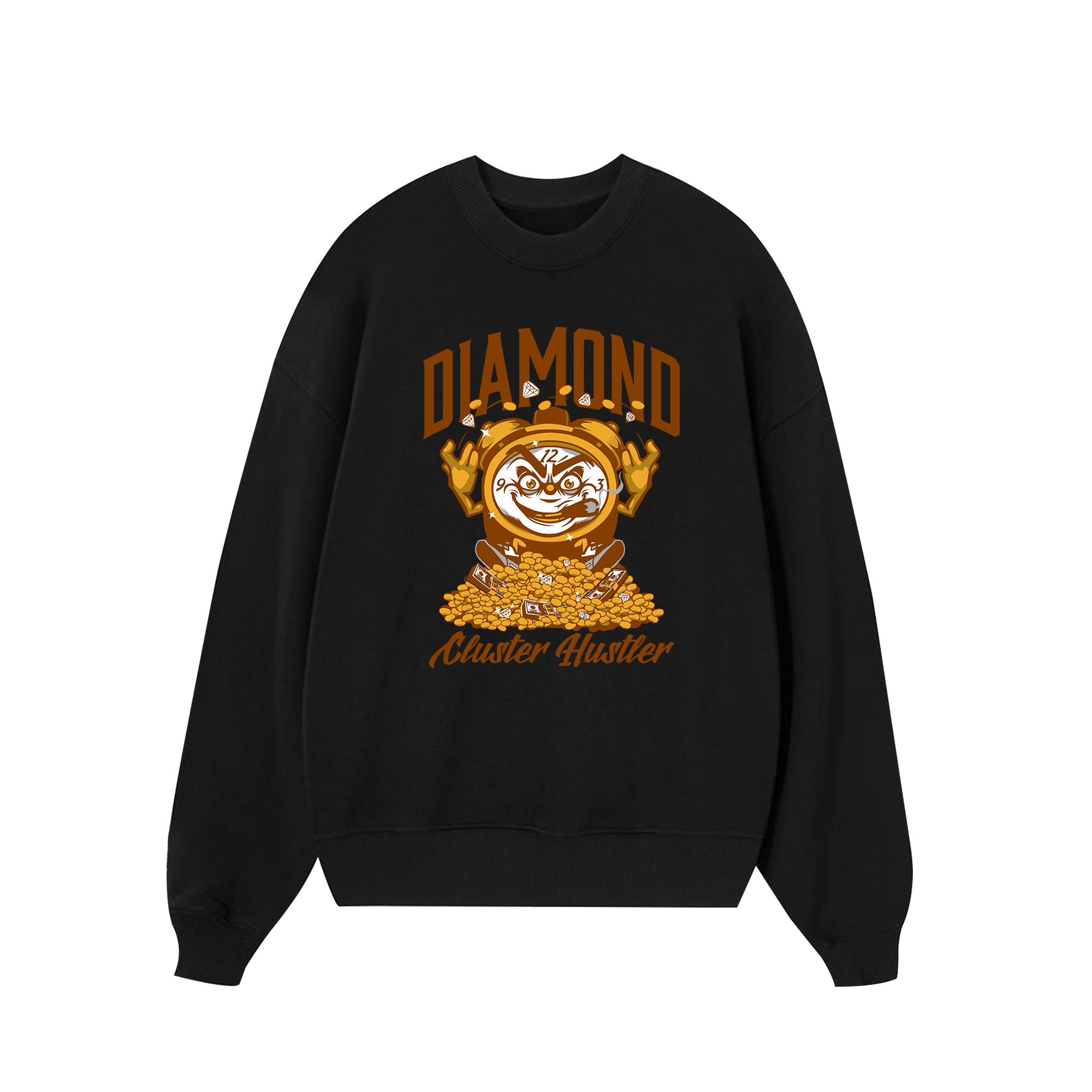 Money Diamond Cluster Hustler Sweater