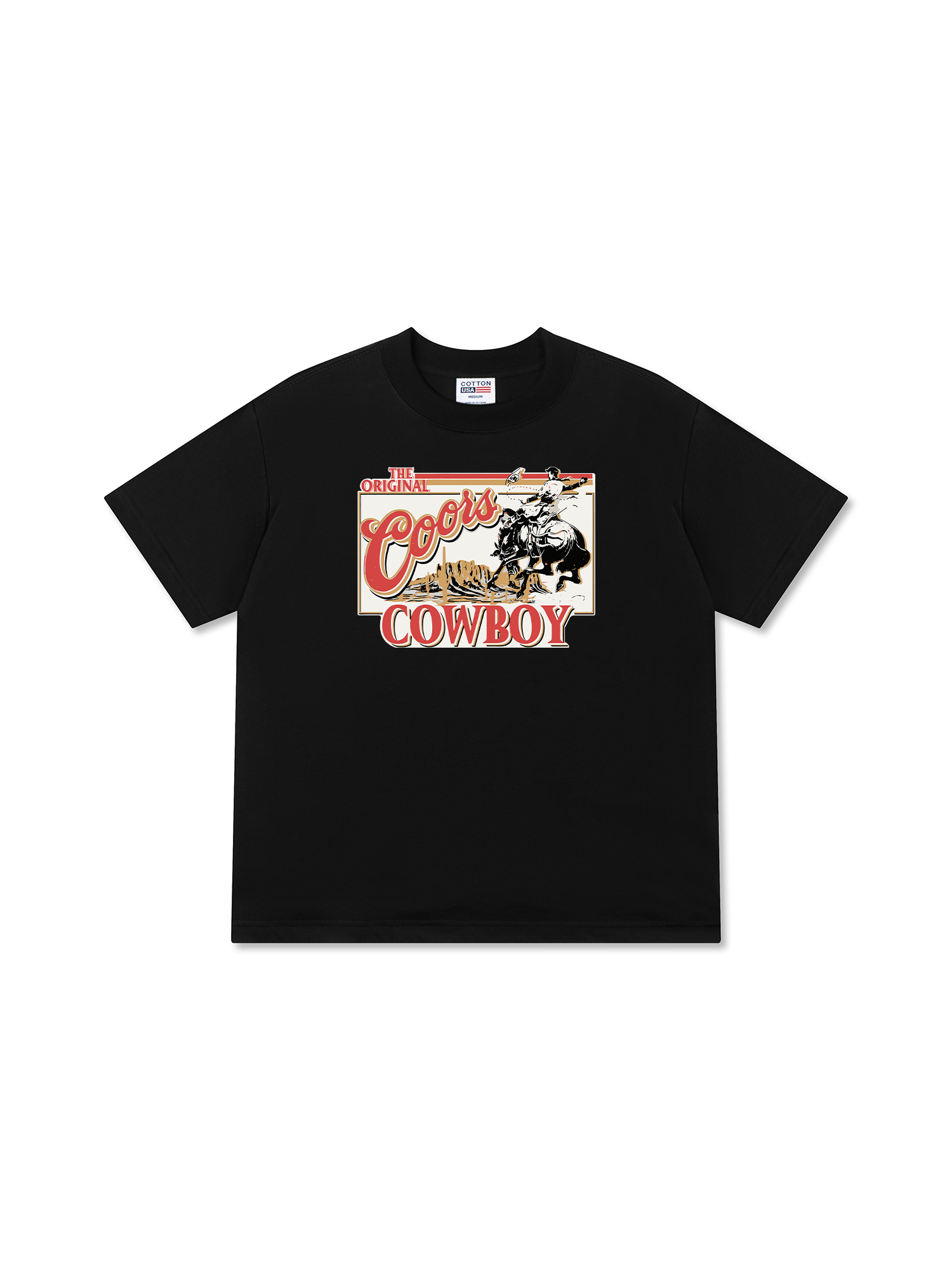 Áo Thun Relaxed Fit Marlboro Original Coors Cowboy