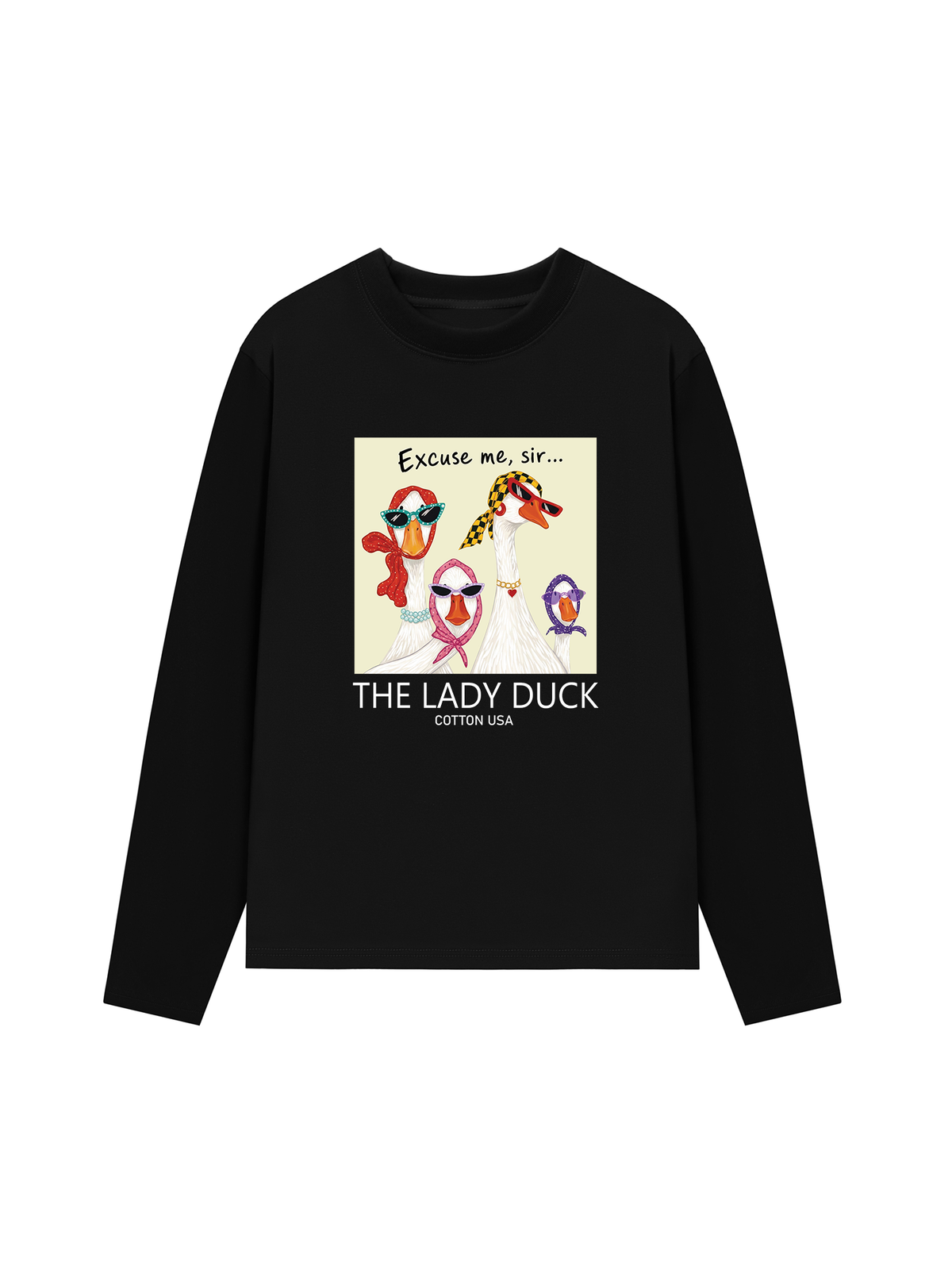 Áo Thun Dài Tay Farrm Lady Duck