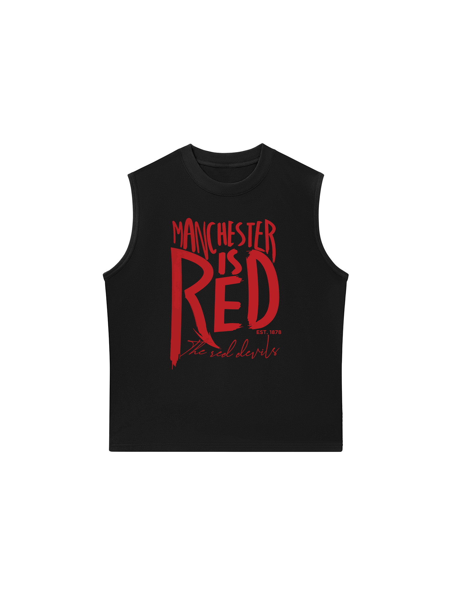 Áo Ba Lỗ Relaxed Fit Manchester is Red