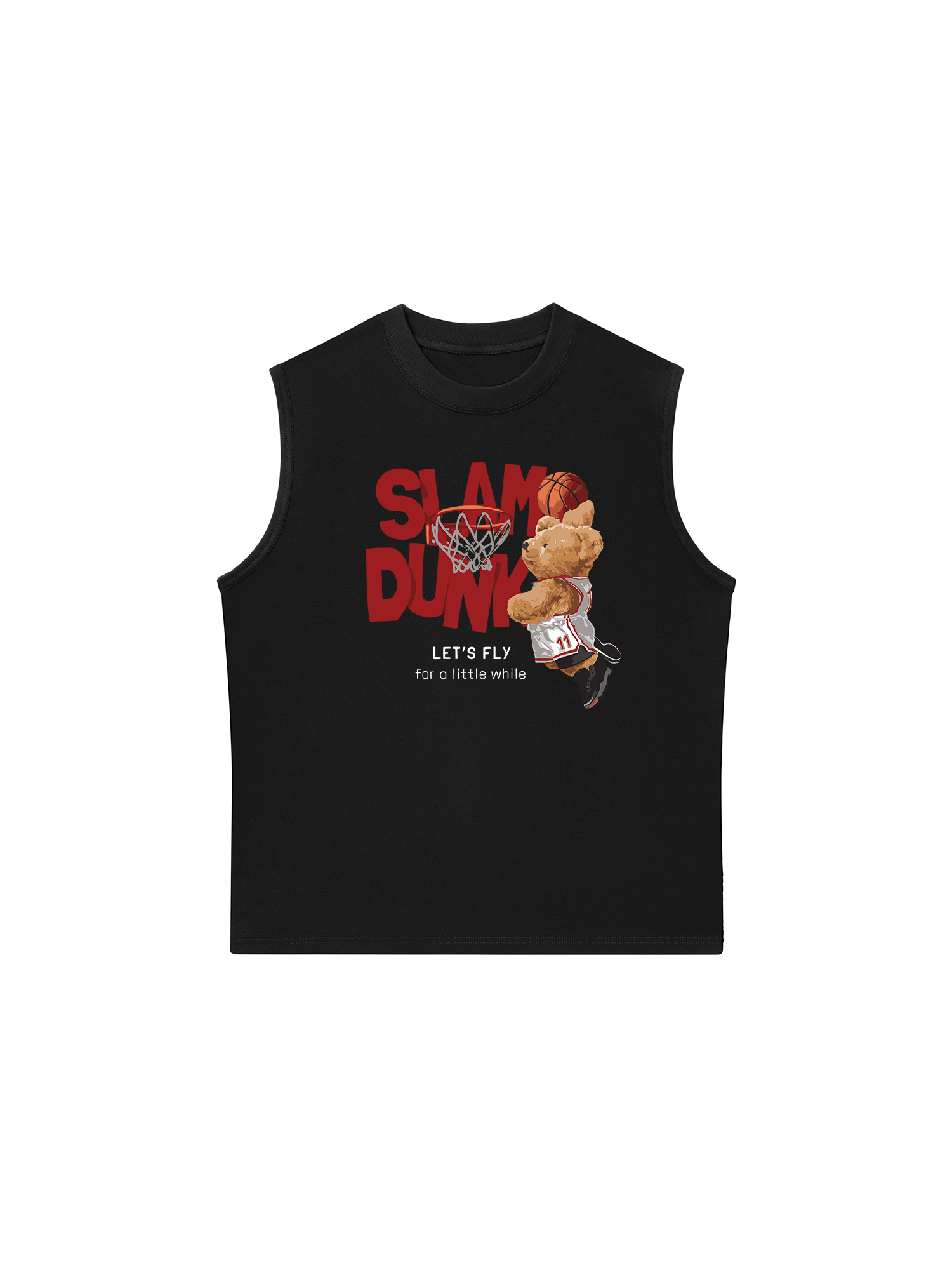 Áo Ba Lỗ Relaxed Fit Basketball Slam Dunk