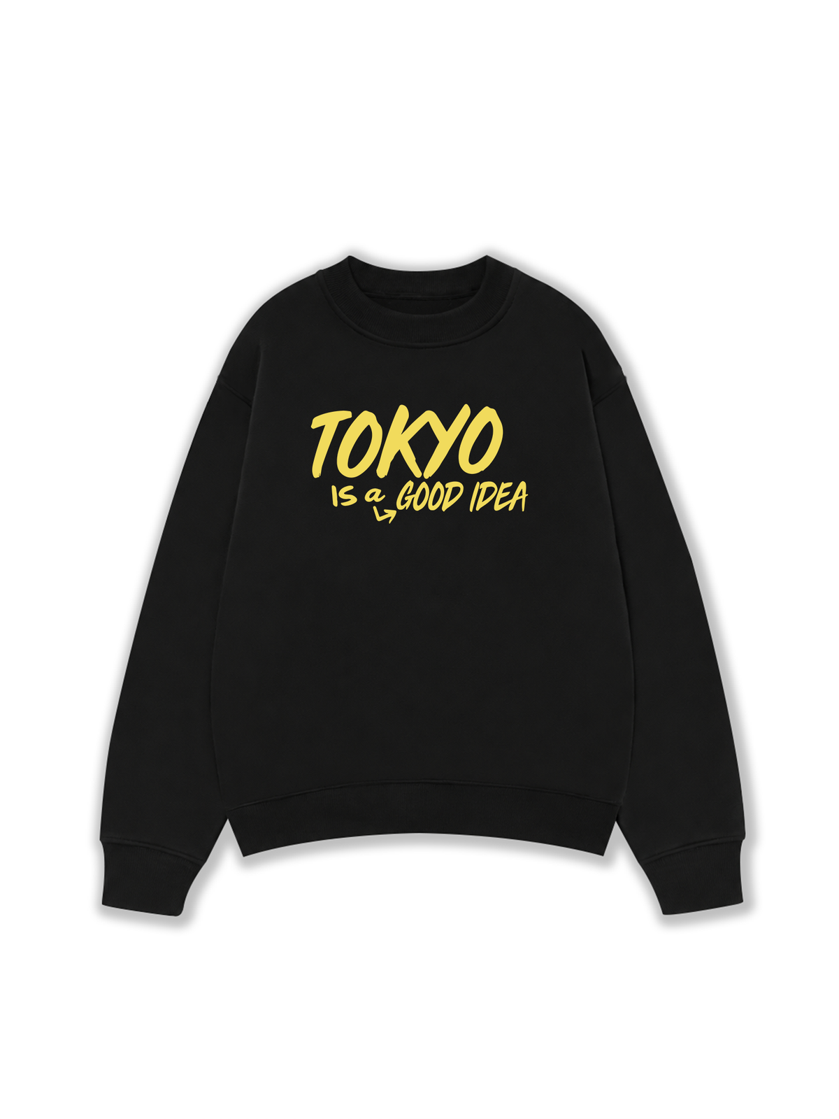 Áo Sweater Nỉ Hai Da City Tokyo Always Is A Good Idea