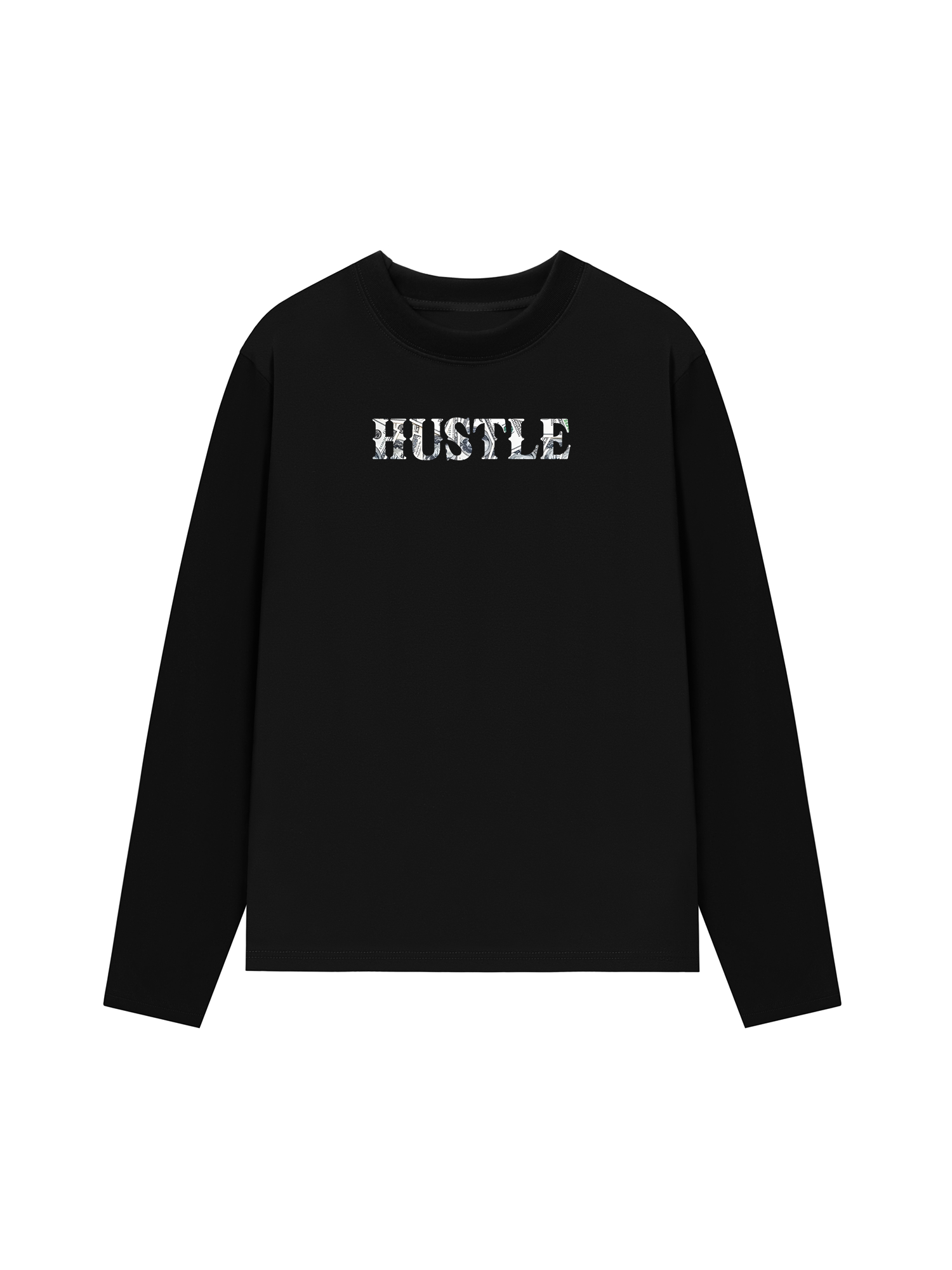 Áo Thun Dài Tay Money Background Hustle