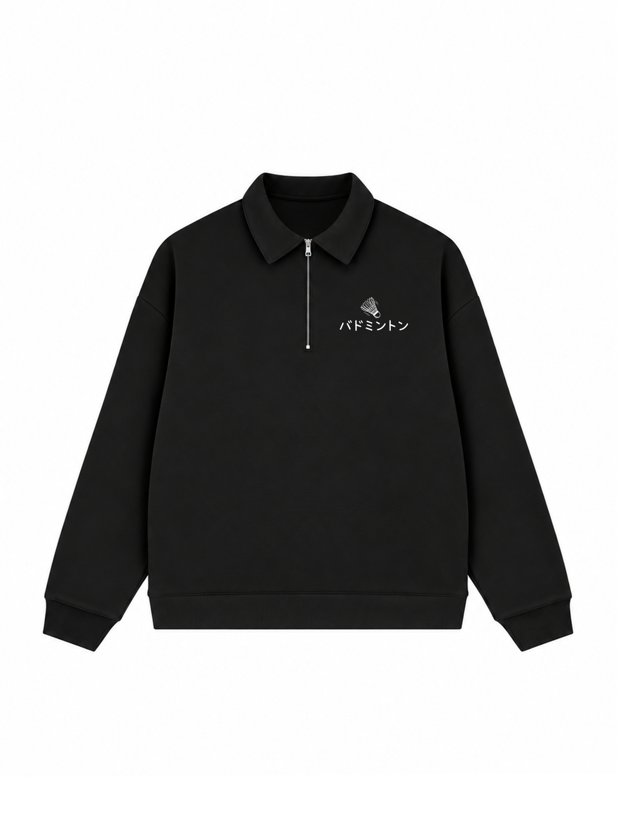 Áo Sweater Polo Nỉ Hai Da Badminton Tokyo