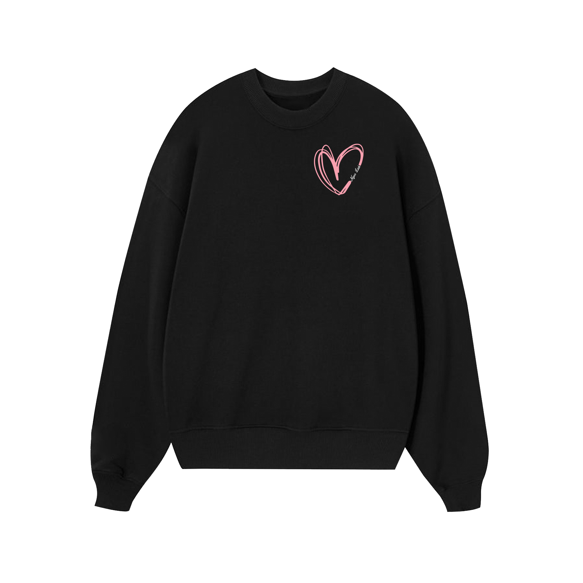 Custom Couple Heart Sweater