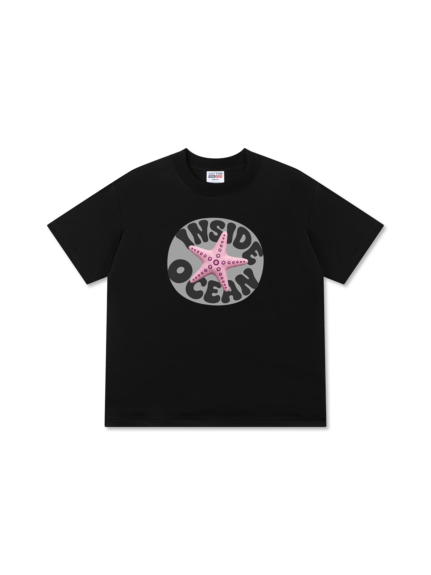 Áo Thun Relaxed Fit Inside Ocean Pink StarFish