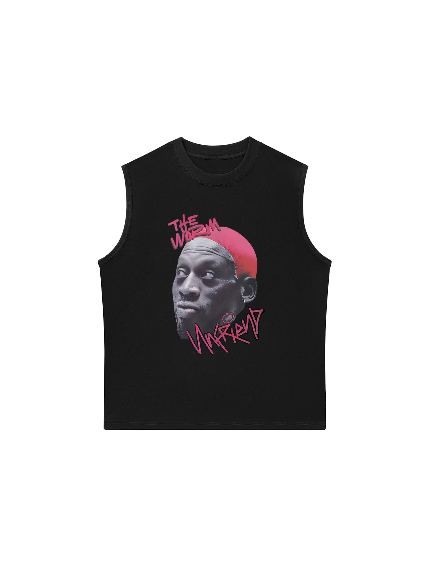 Áo Ba Lỗ Relaxed Fit Hip Hop Streetwear Dennis Rodman Graphic