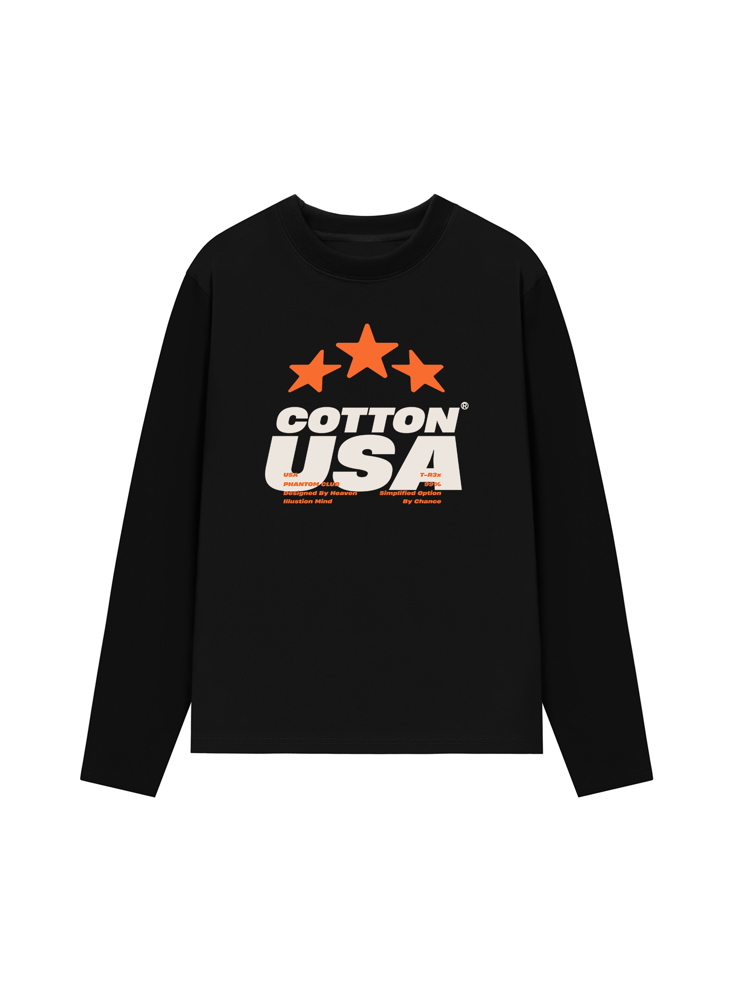 Áo Thun Dài Tay USA Fliction Star