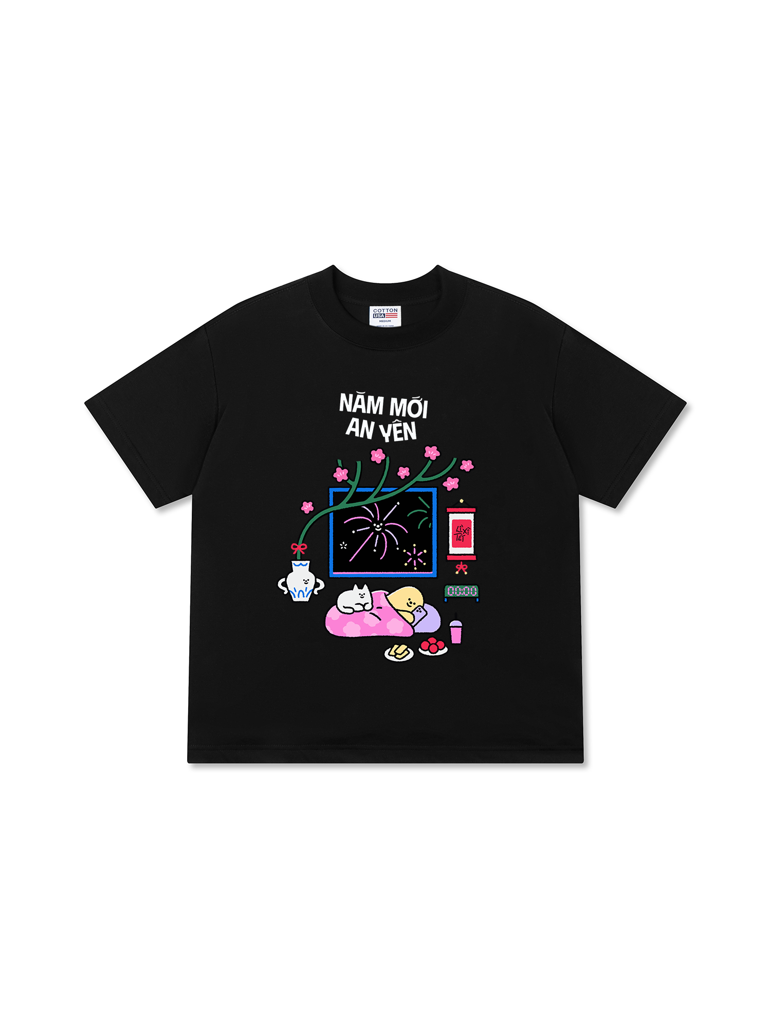 Áo Thun Relaxed Fit Năm Mới An Yên