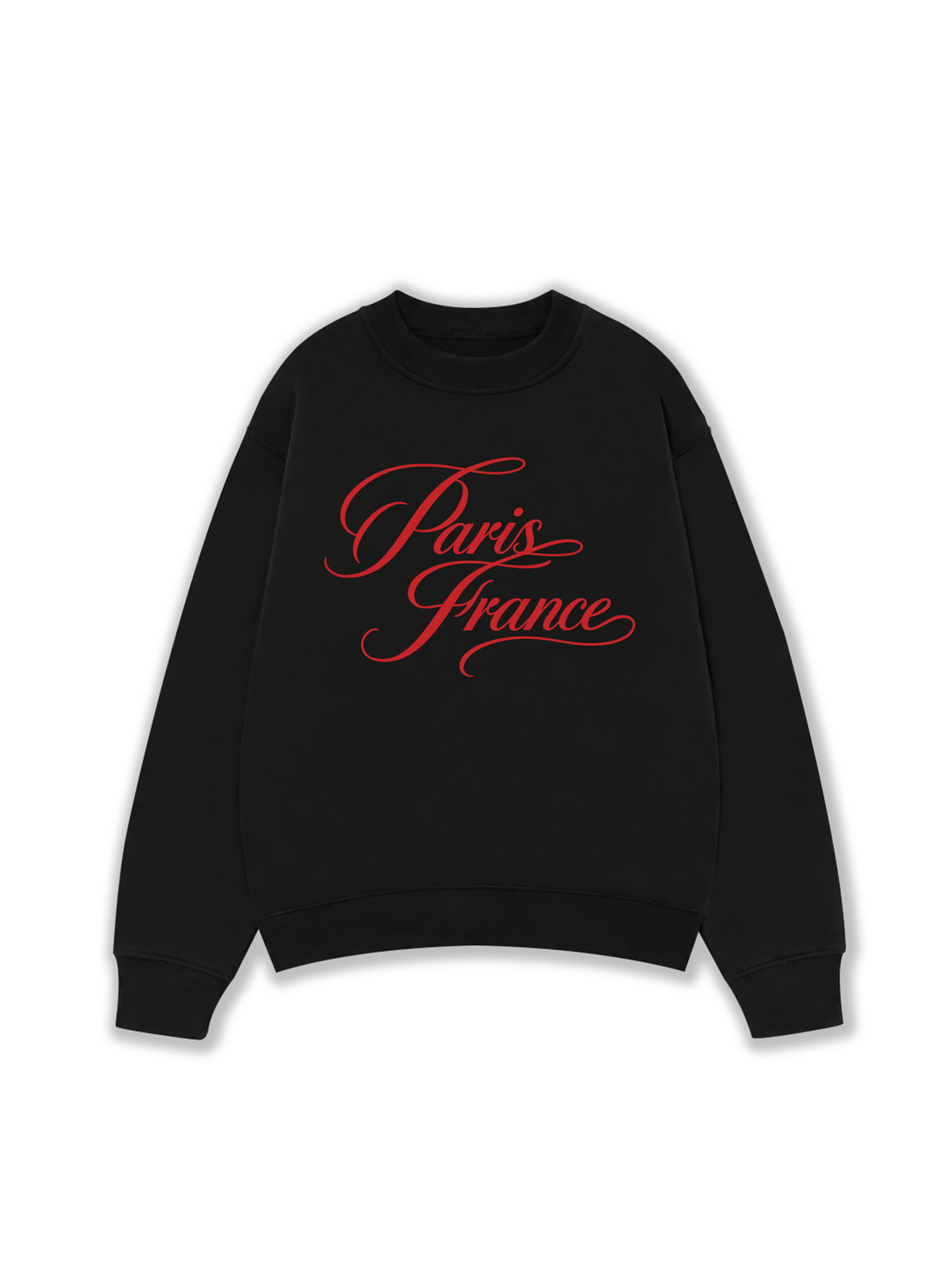 Áo Sweater Nỉ Hai Da  Red Paris France