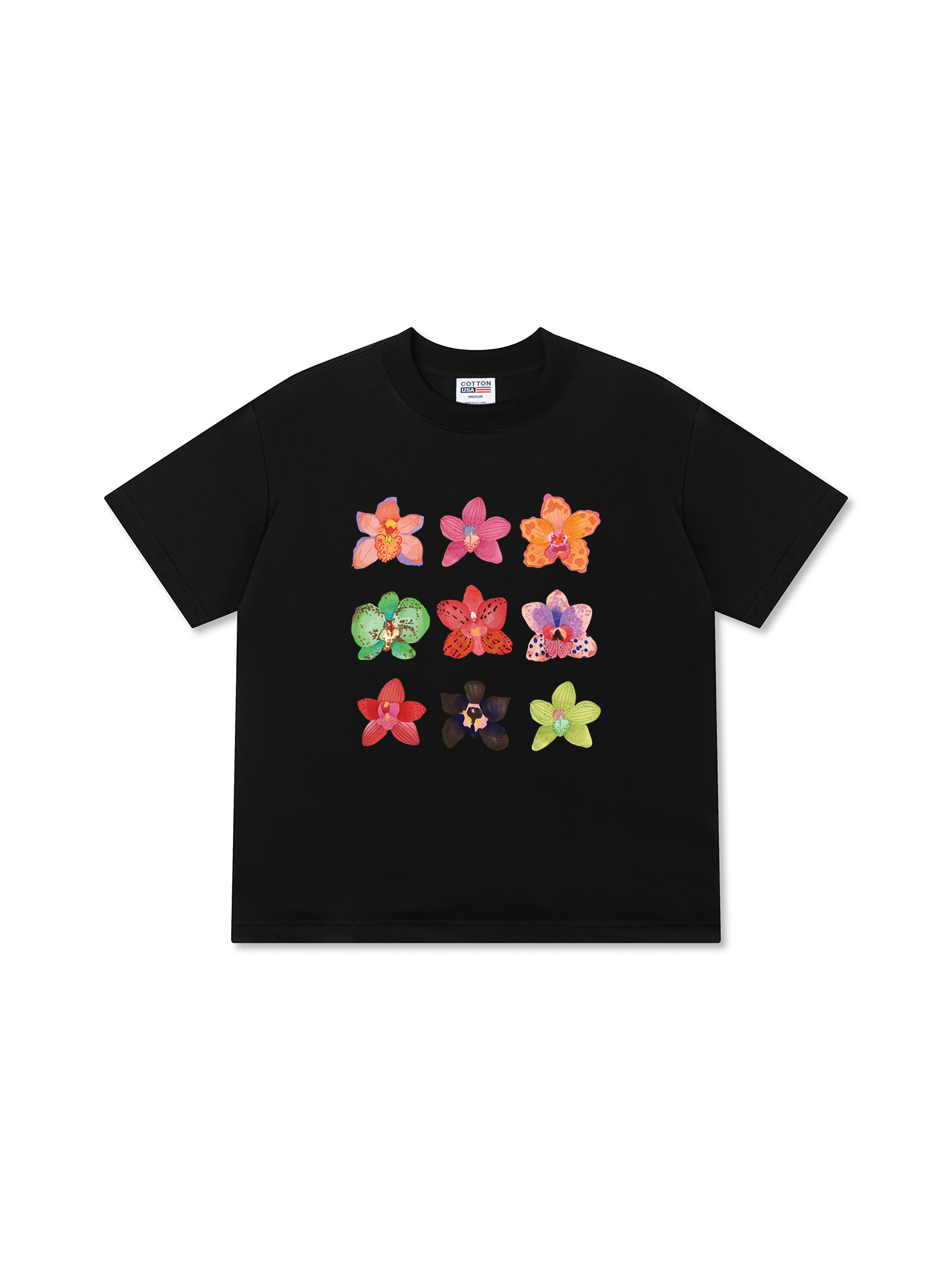 Áo Thun Relaxed Fit Tropical Orchid Bloom