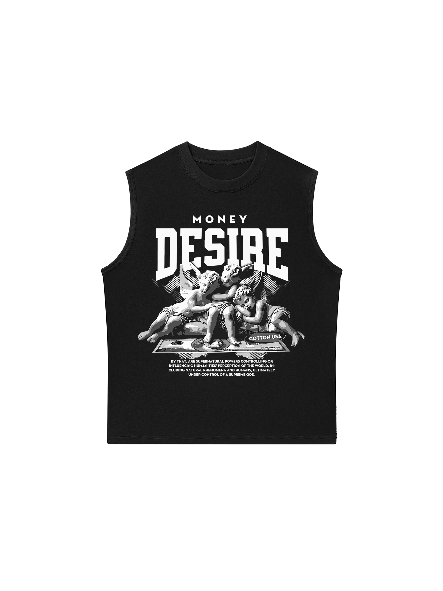 Áo Ba Lỗ Relaxed Fit Money Desire Angel