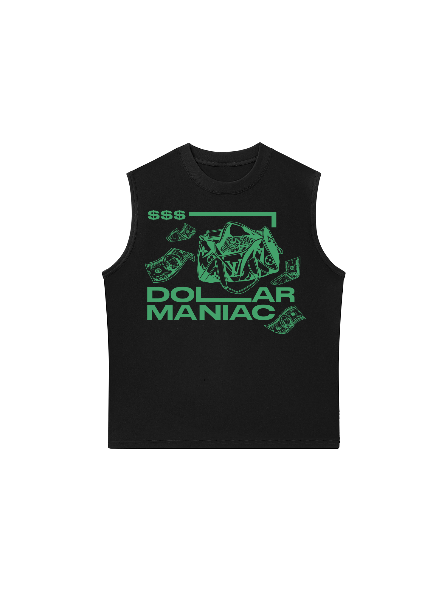 Áo Ba Lỗ Relaxed Fit Money Dolar Maniac