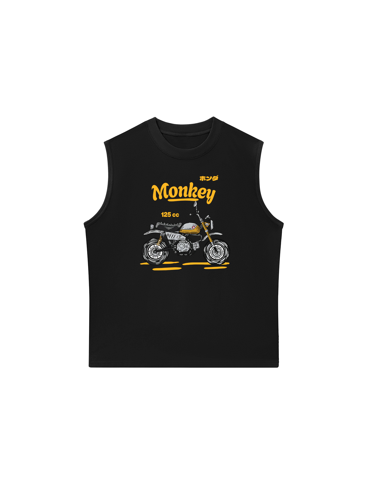 Áo Ba Lỗ Relaxed Fit Monkey 125cc