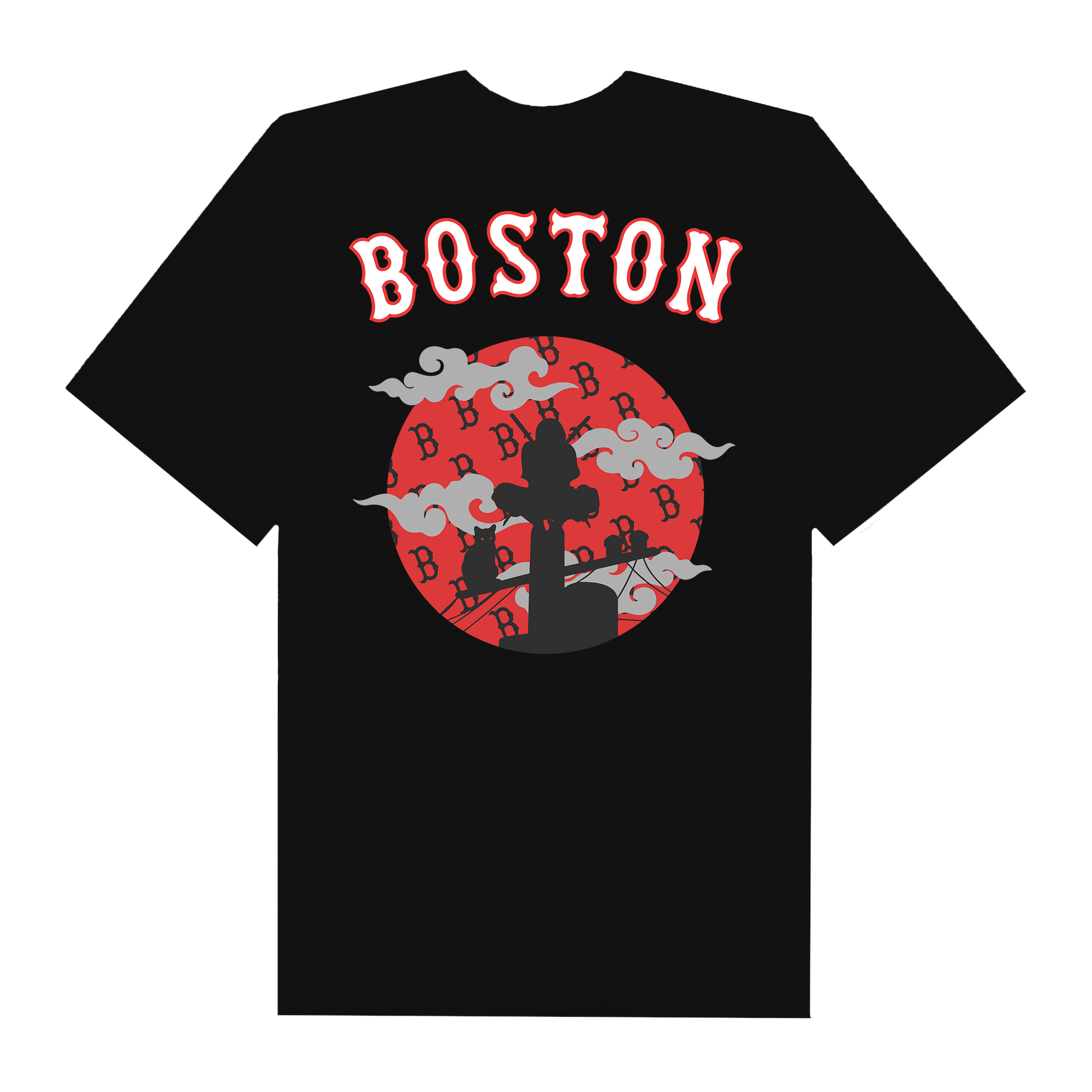 MLB Anime Naruto Itachi Hide Boston T-Shirt