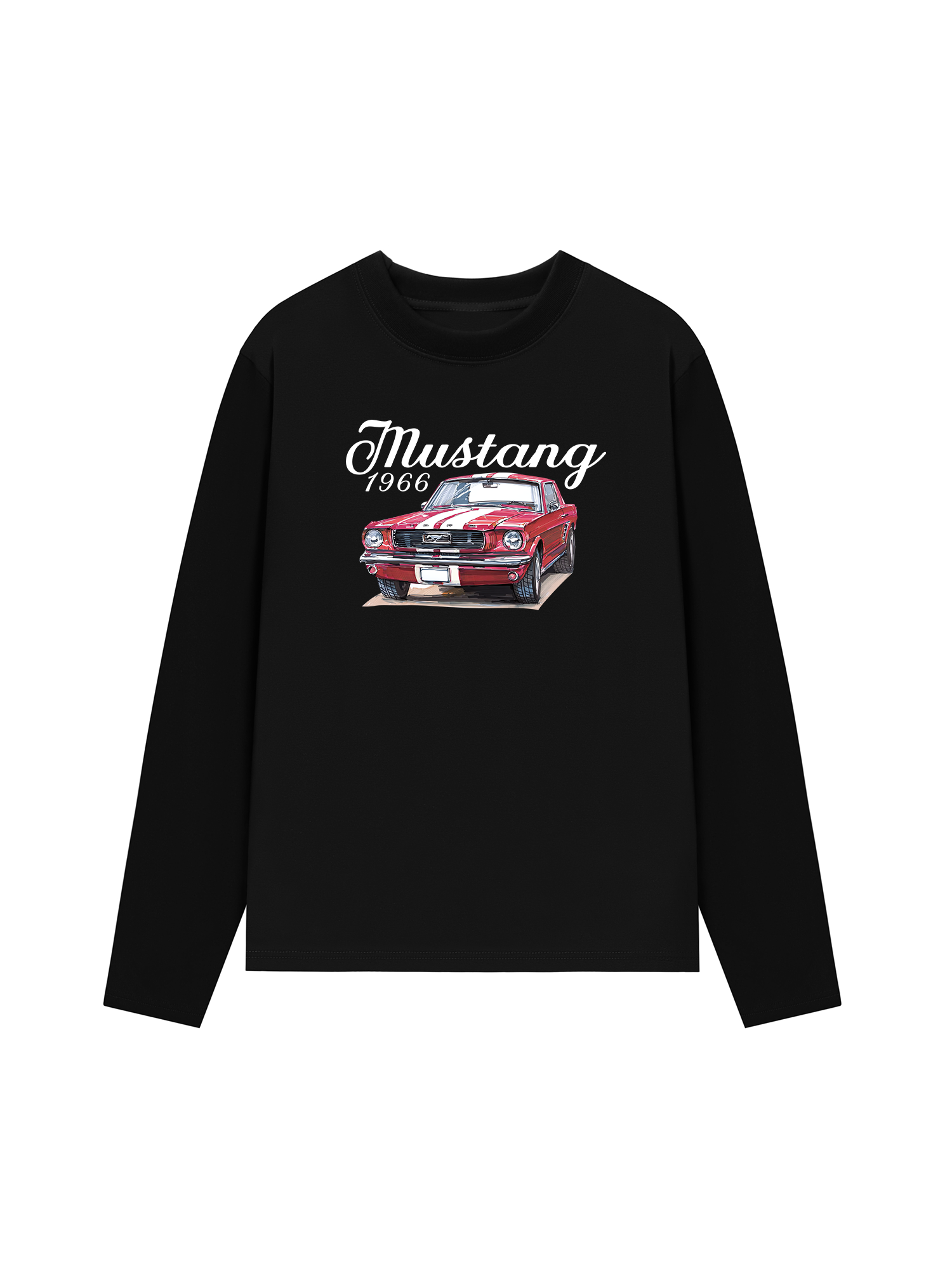 Áo Thun Dài Tay Ford Mustang 1966