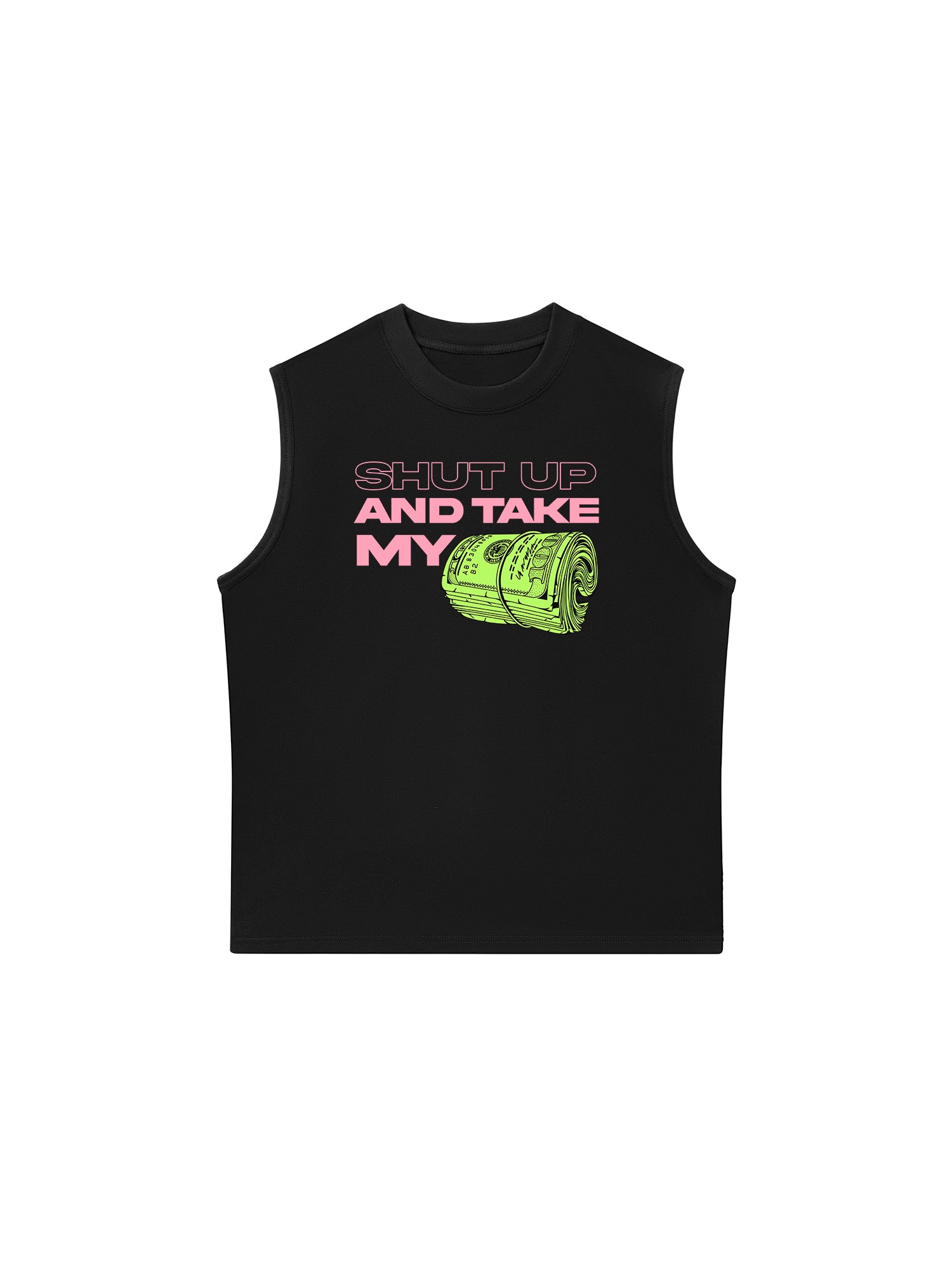 Áo Ba Lỗ Relaxed Fit Money Shut Up And Take My