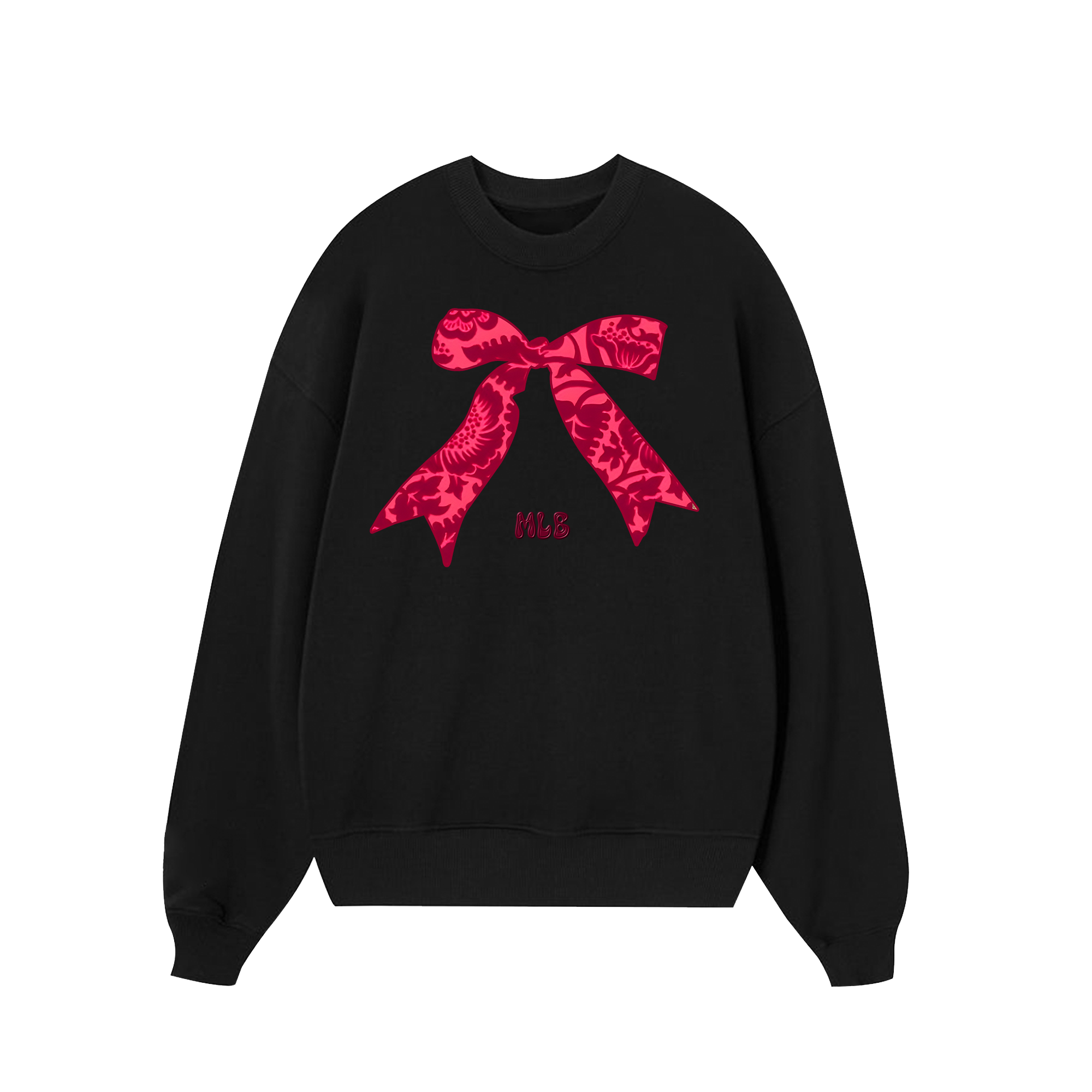 MLB Floral Coquette Pink Sweater