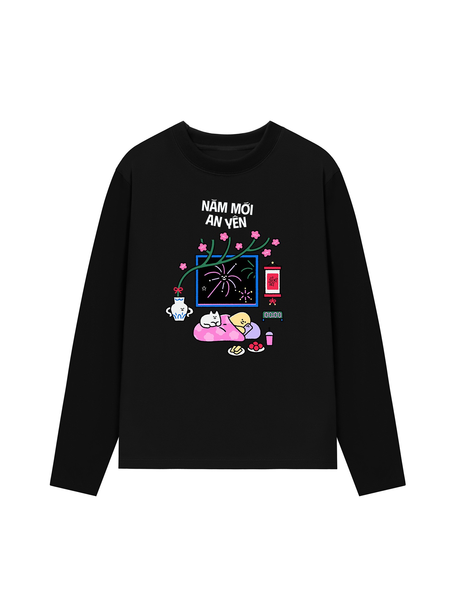 Áo Thun Dài Tay Năm Mới An Yên