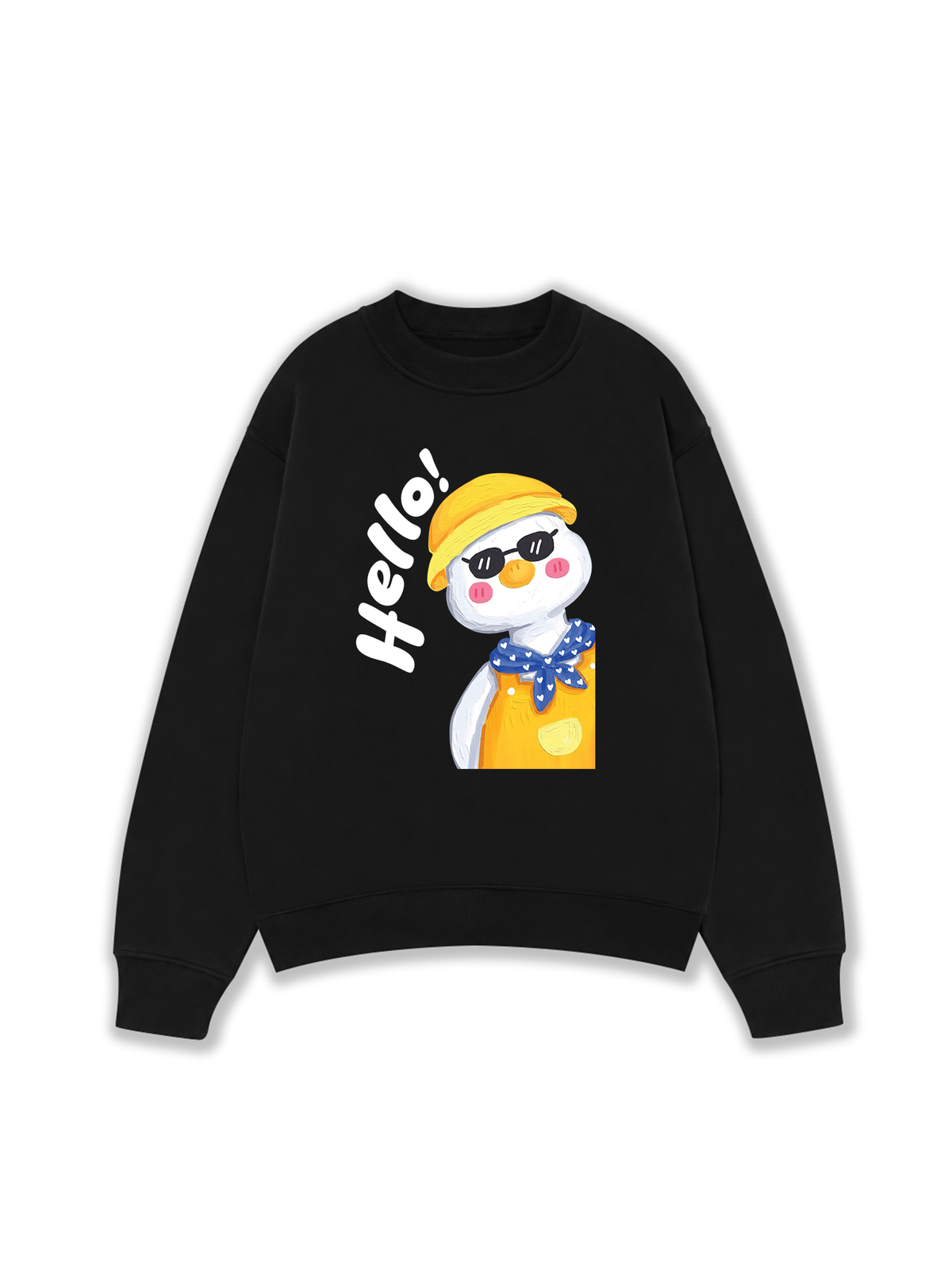 Áo Sweater Nỉ Hai Da Farm Hello Duck