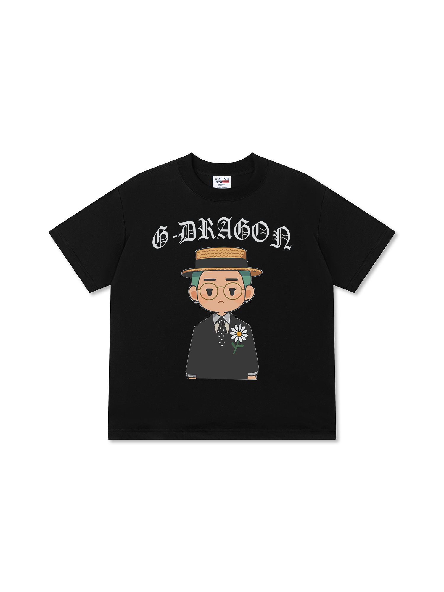 Áo Thun Relaxed Fit Idols Cartoon GD Peace Minusone