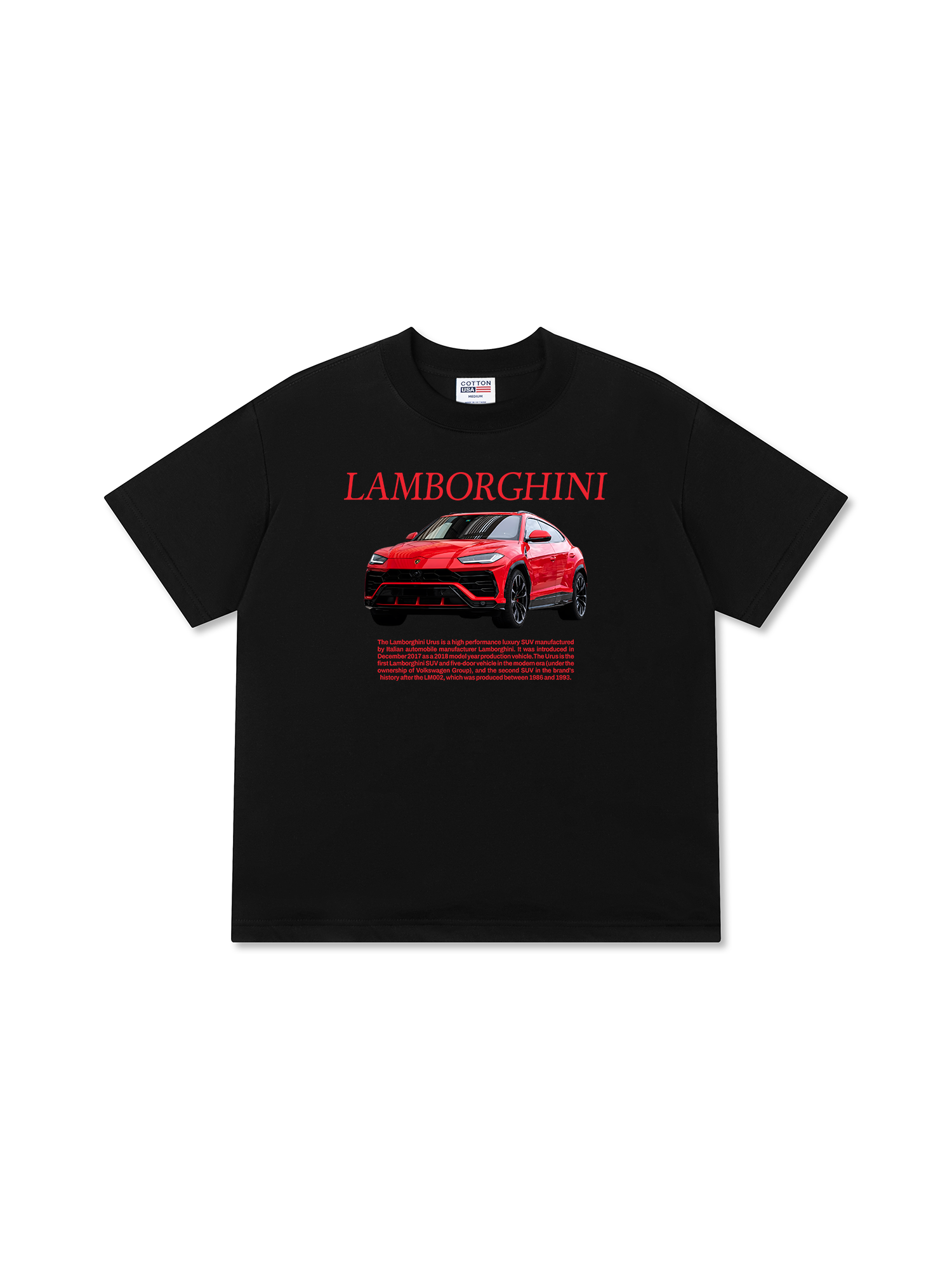 Áo Thun Relaxed Fit Lamborghini Urus Red