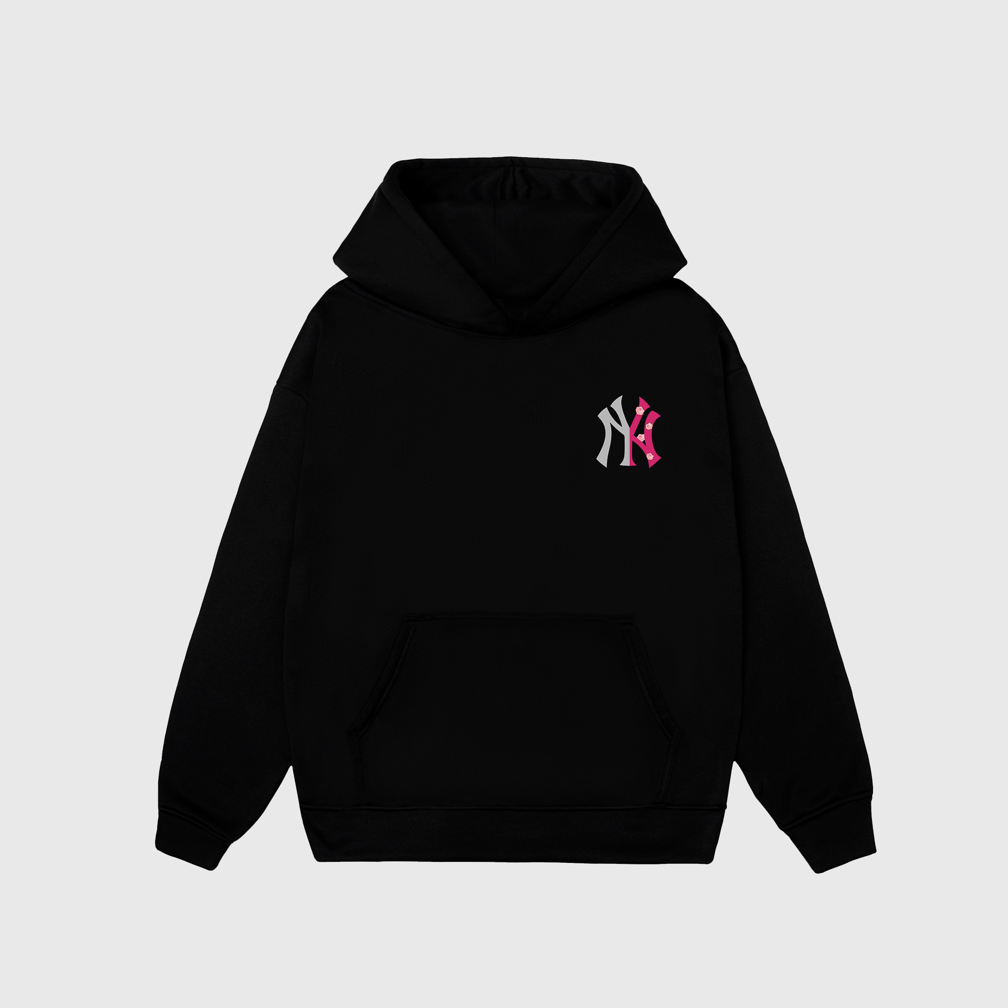 MLB Floral Pink Rose Hoodie